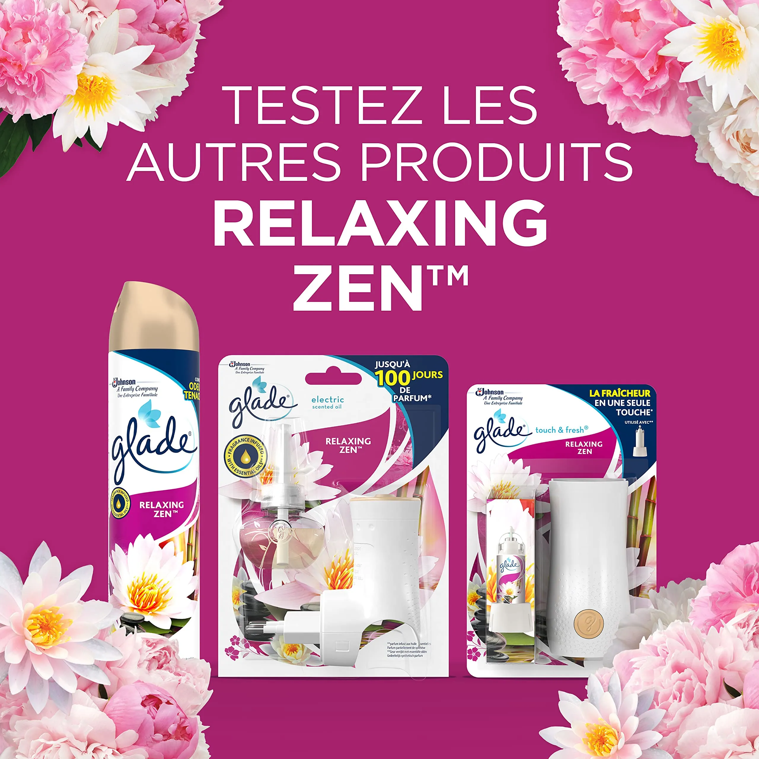 Glade Sense & Spray Ricariche per Diffusore Automatico, Relaxing Zen, 2 pezzi - immagine 6