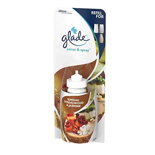 Glade Sense & Spray Refill Legno di Sandalo e Gelsomino, 18 ml, confezione da 8 - immagine 8