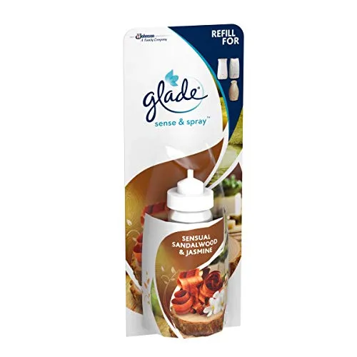 Glade Sense & Spray Refill Legno di Sandalo e Gelsomino, 18 ml, confezione da 8 - immagine 9