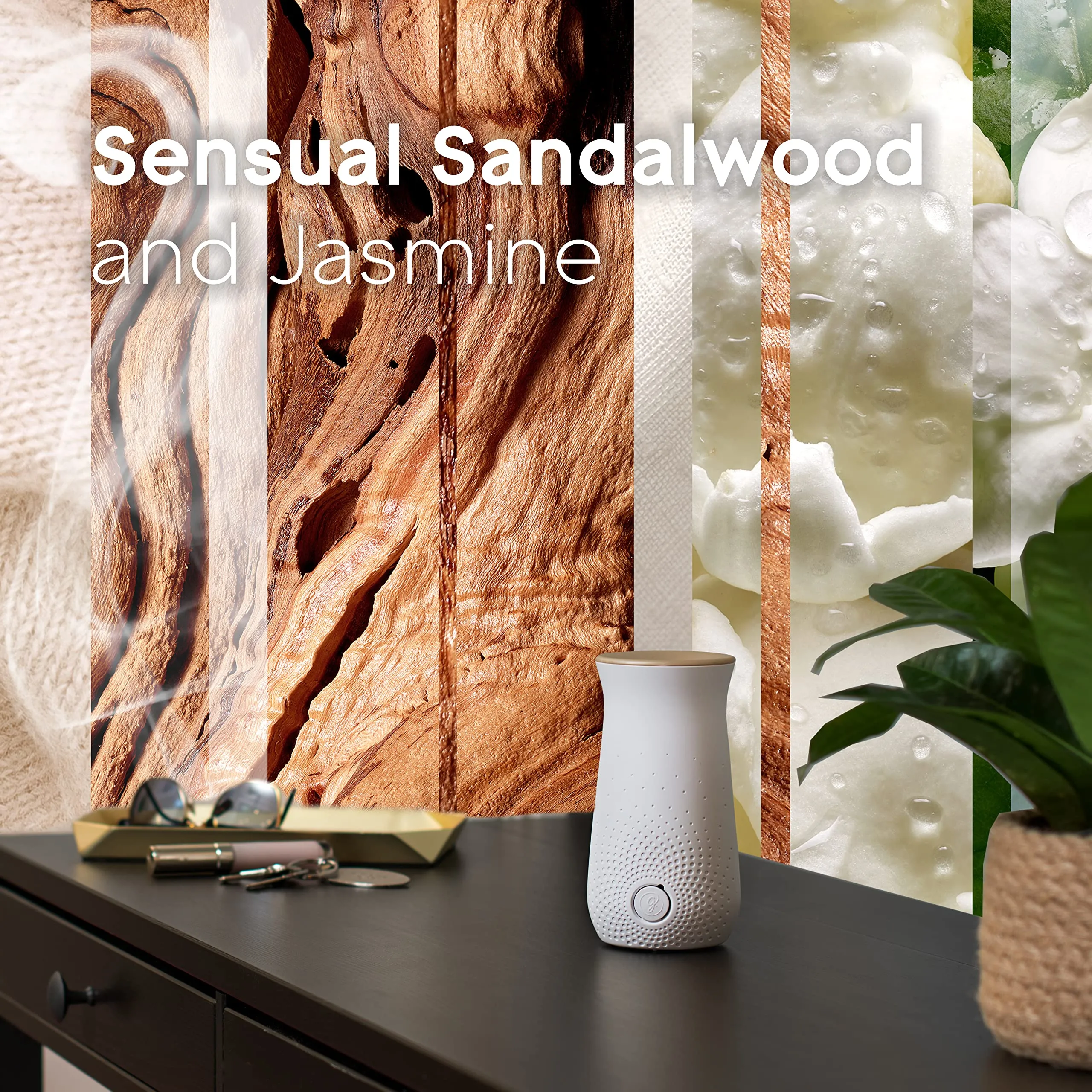 Glade Sense & Spray Profumatore per Ambienti, Sandalo di Bali, 2 Ricariche - immagine 3