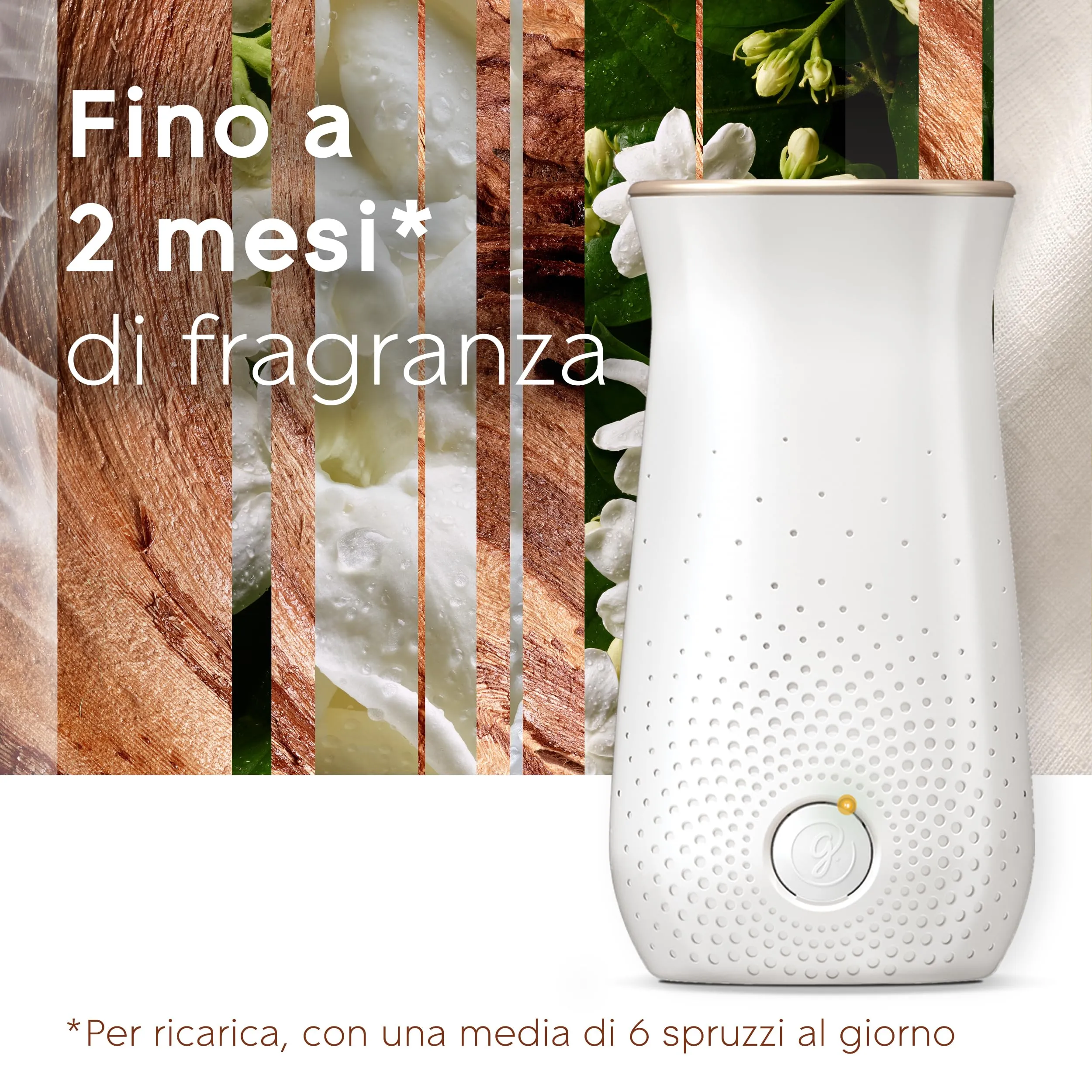 Glade Sense & Spray Profumatore per Ambienti con Sensore di Movimento, Gelsomino e Sandalo di Bali, 3 Ricariche - immagine 3