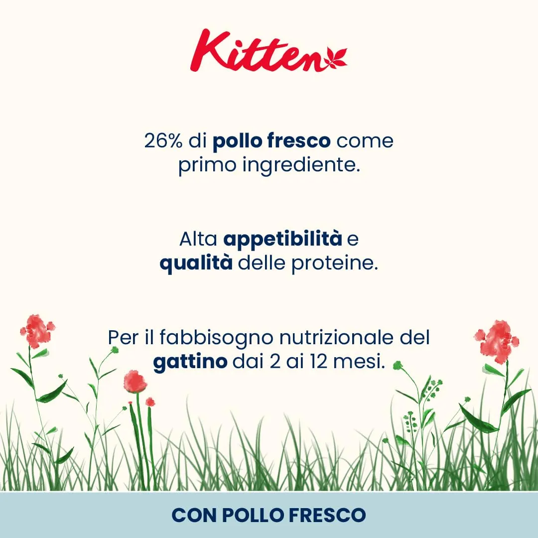 Almo Nature Kitten Crocchette per Gattini Cuccioli con Pollo Fresco, 2kg - immagine 2