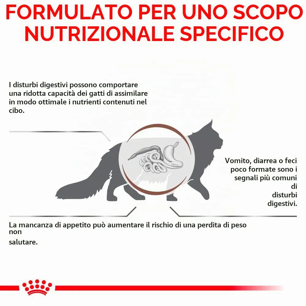 Royal Canin Veterinary Gastrointestinal Feline Cibo Secco per Gatti, 4 x 400 g - immagine 6