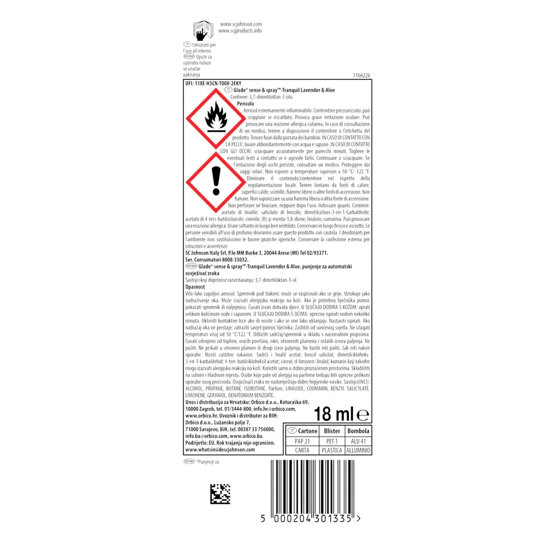 Glade Sense & Spray Profumatore per Ambienti, Vanilla Blossom, 3 Ricariche - immagine 6