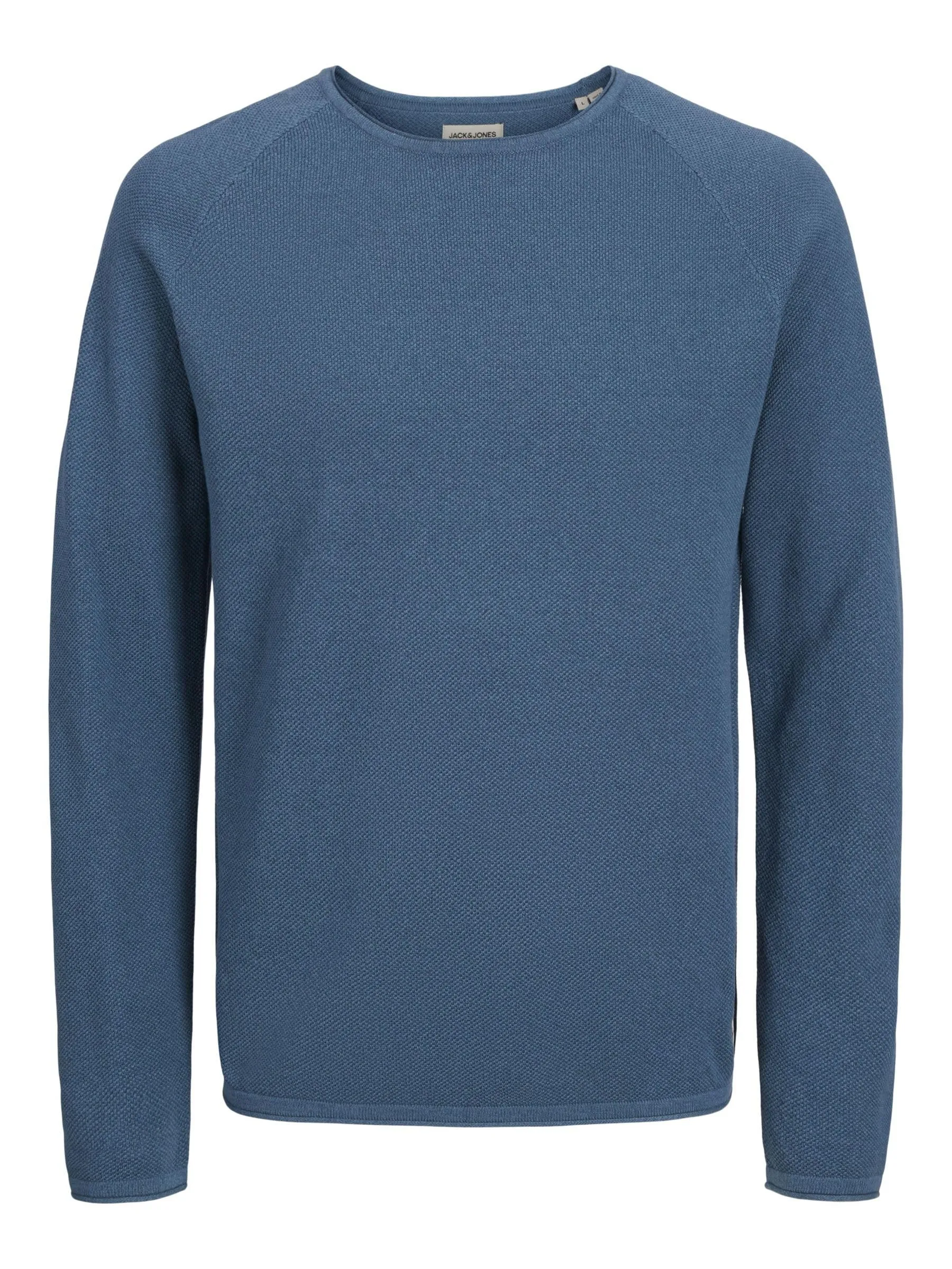 Jack & Jones JJEHILL Knit Crew Neck Noos Sweater, Ocean View, XS - immagine 1