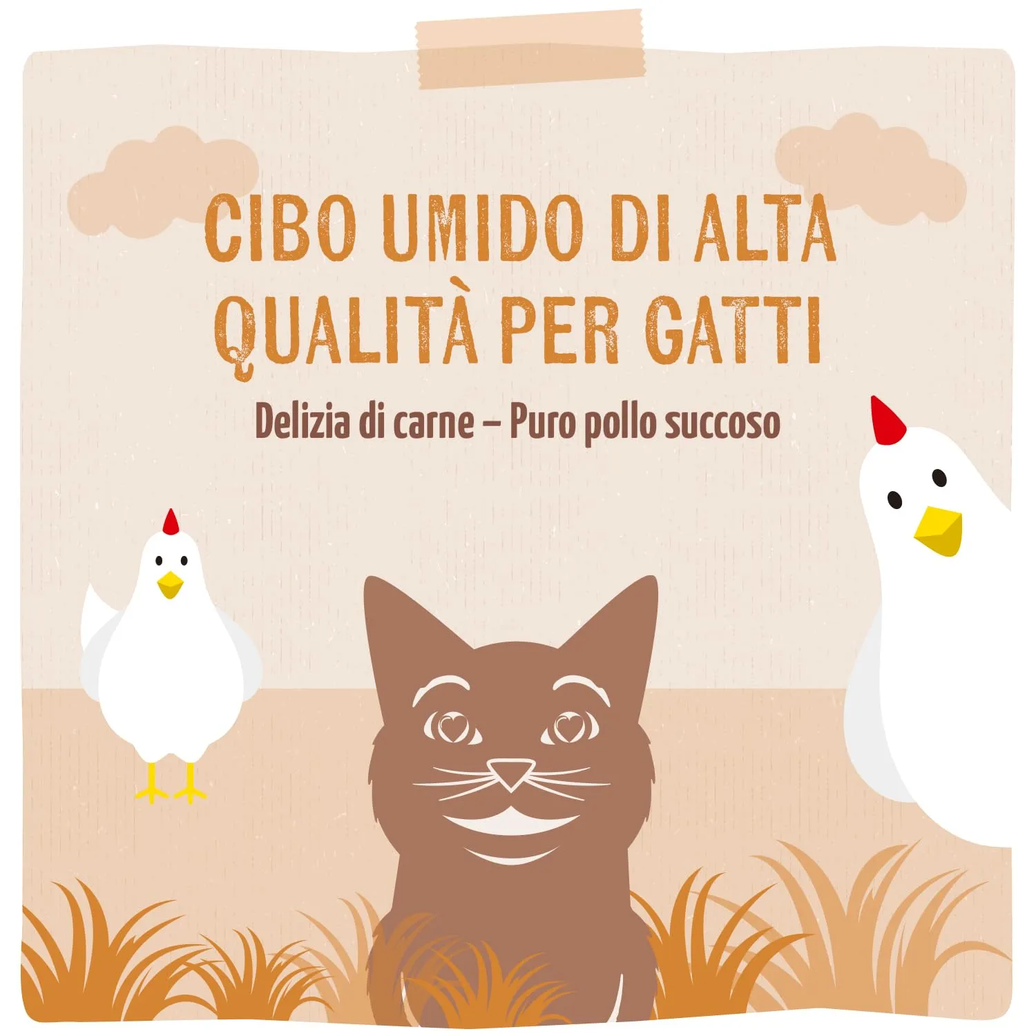 MjAMjAM Quetschie Pollo Puro, Cibo Umido per Gatti Senza Cereali, 12 x 125 g - immagine 5