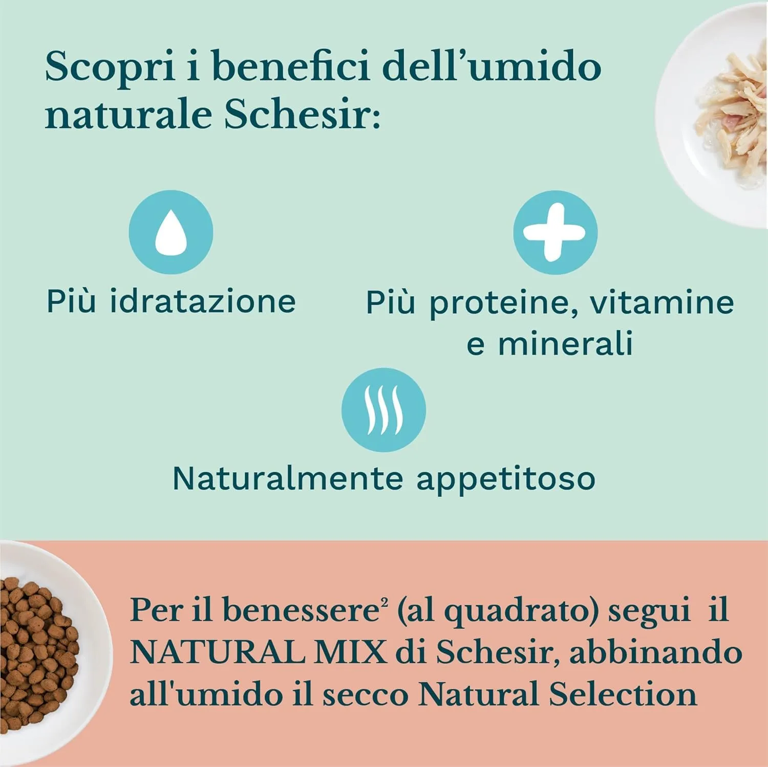 Schesir Cibo umido per gatti cuccioli al gusto Pollo in crema, 0-6 mesi, 20 buste da 150g - immagine 7