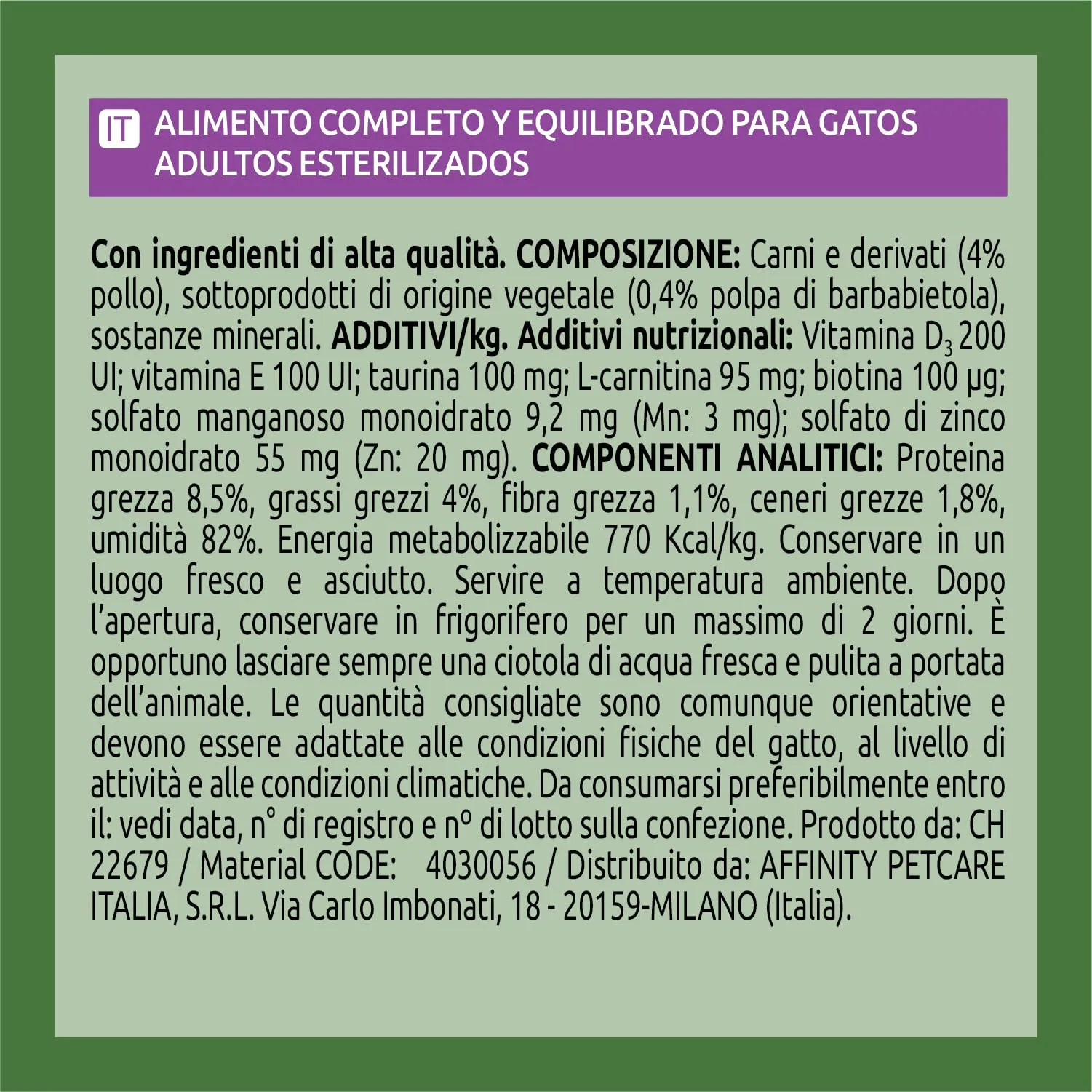 Ultima Fit & Delicious Cibo Umido per Gatti al Pollo, 24 Buste da 85g - immagine 6