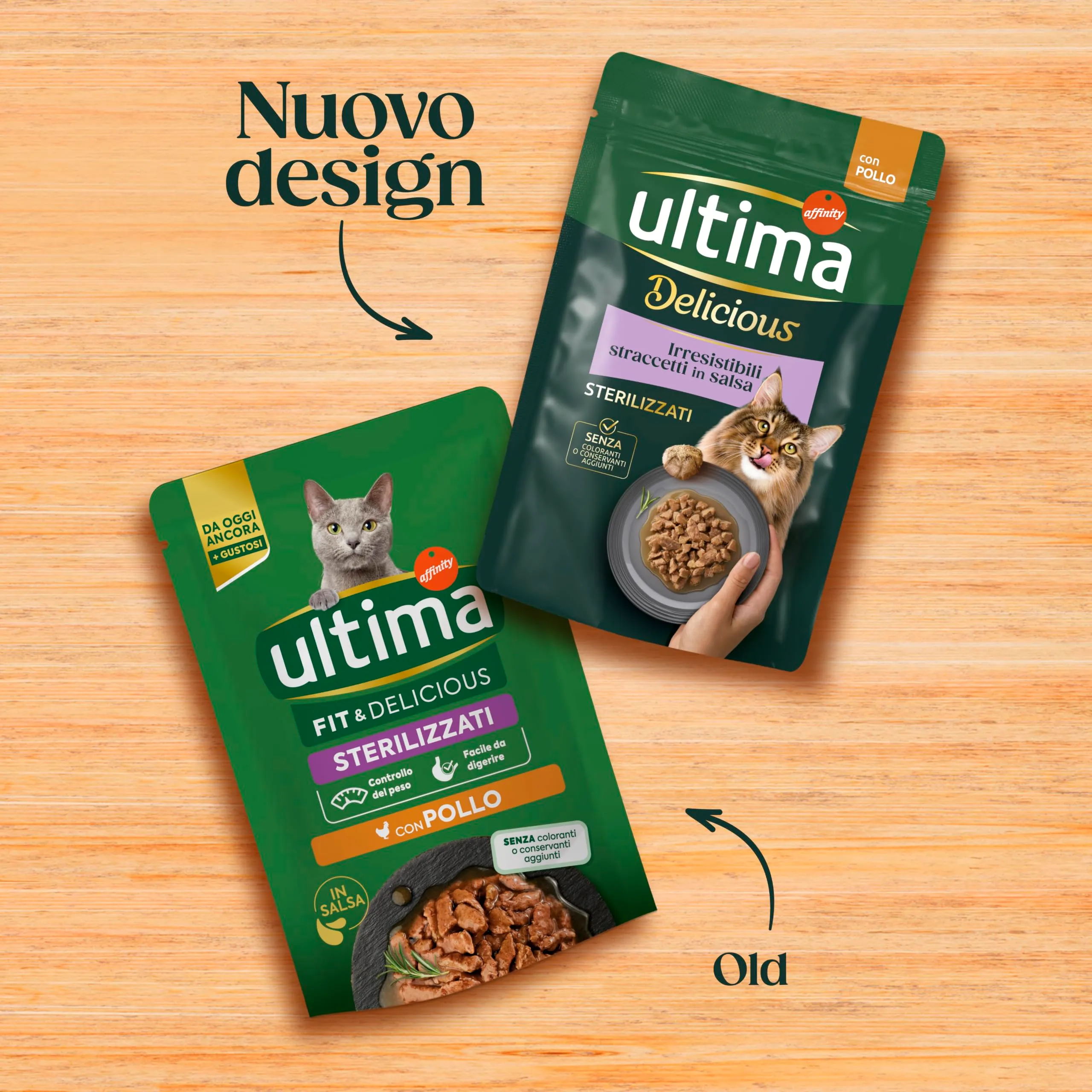 Ultima Fit & Delicious Cibo Umido per Gatti con Agnello, 24 Buste da 85g - immagine 6