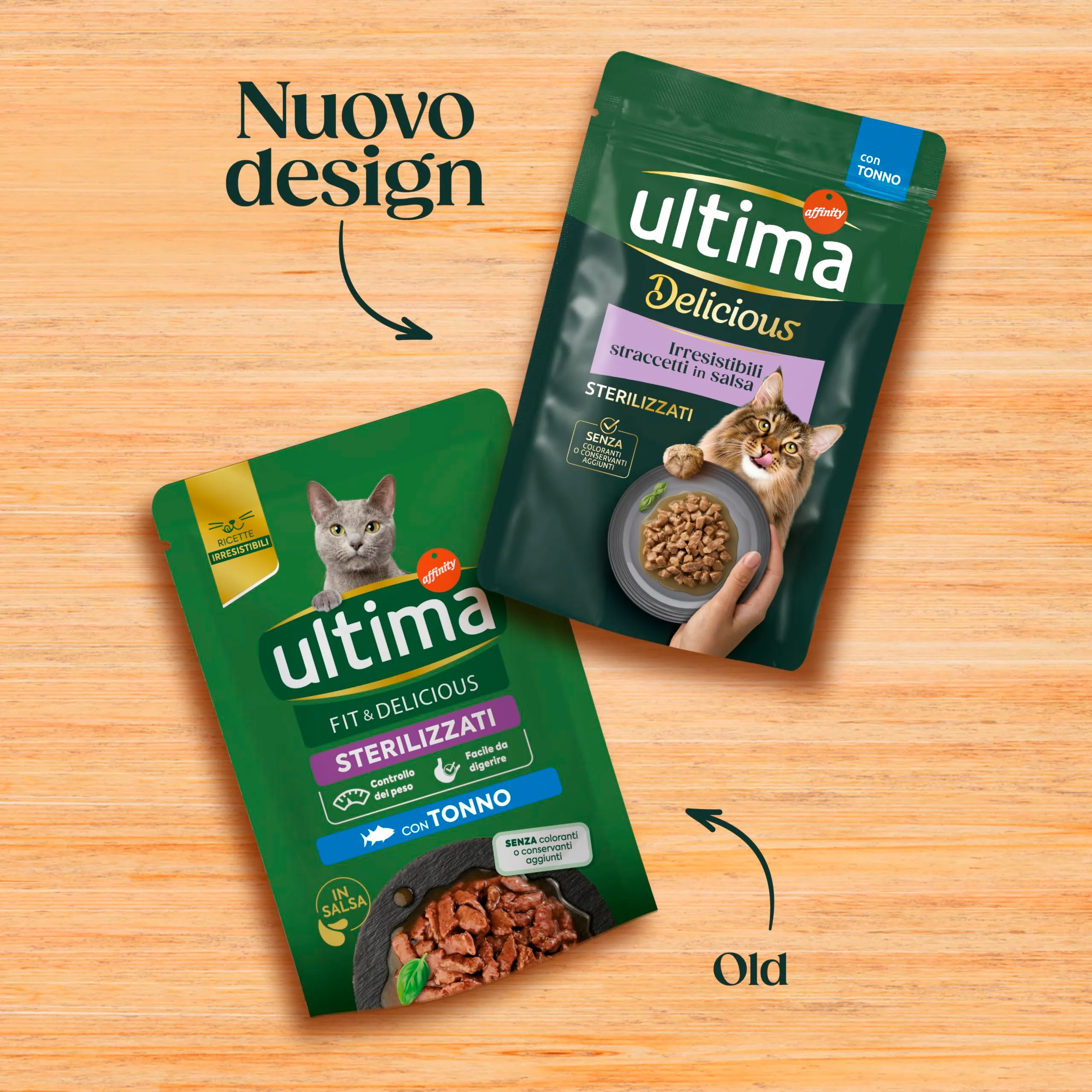 Ultima Fit & Delicious Cibo Umido per Gatti al Tonno, 24 Buste da 85g - immagine 3