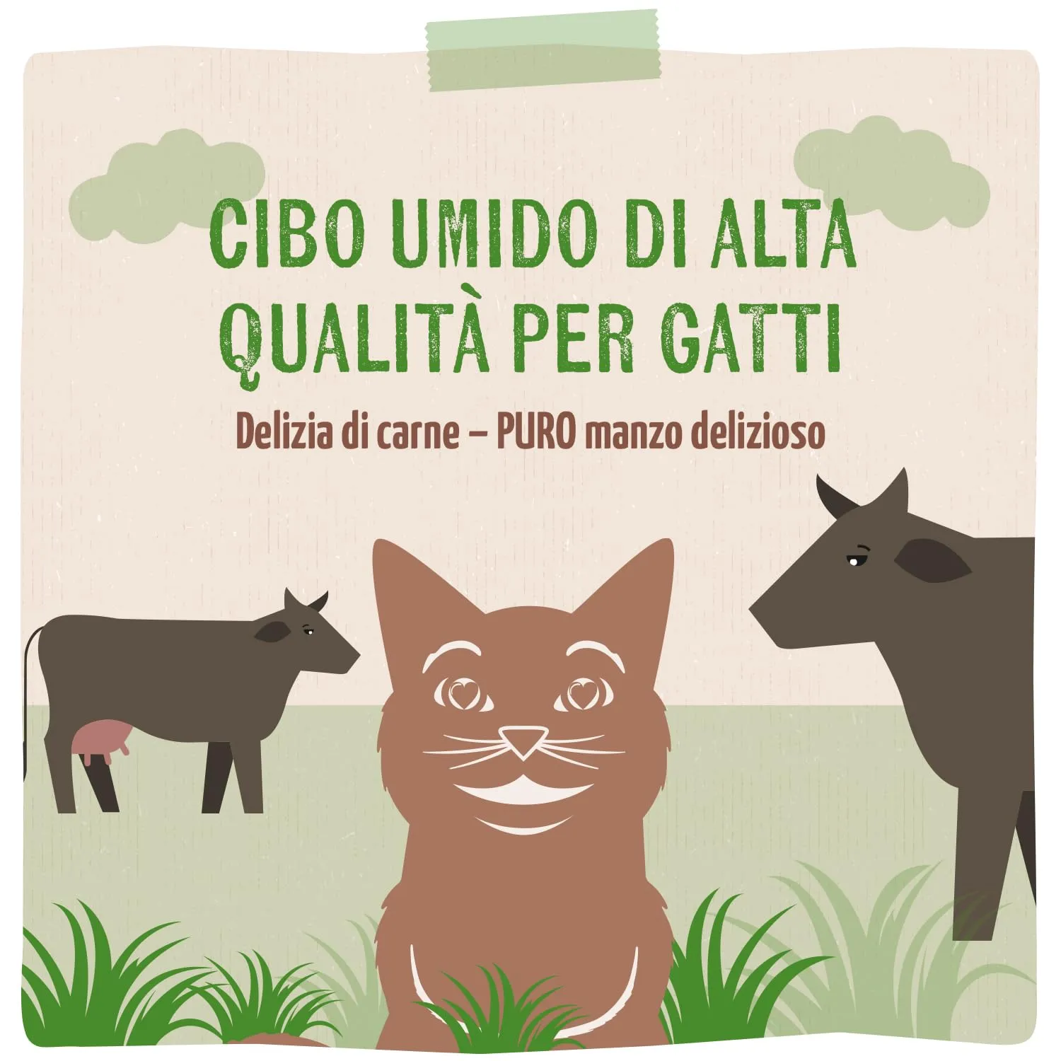 MjAMjAM Cibo Umido per Gatti Quetschie Manzo, Senza Cereali, 6 x 300 g - immagine 5