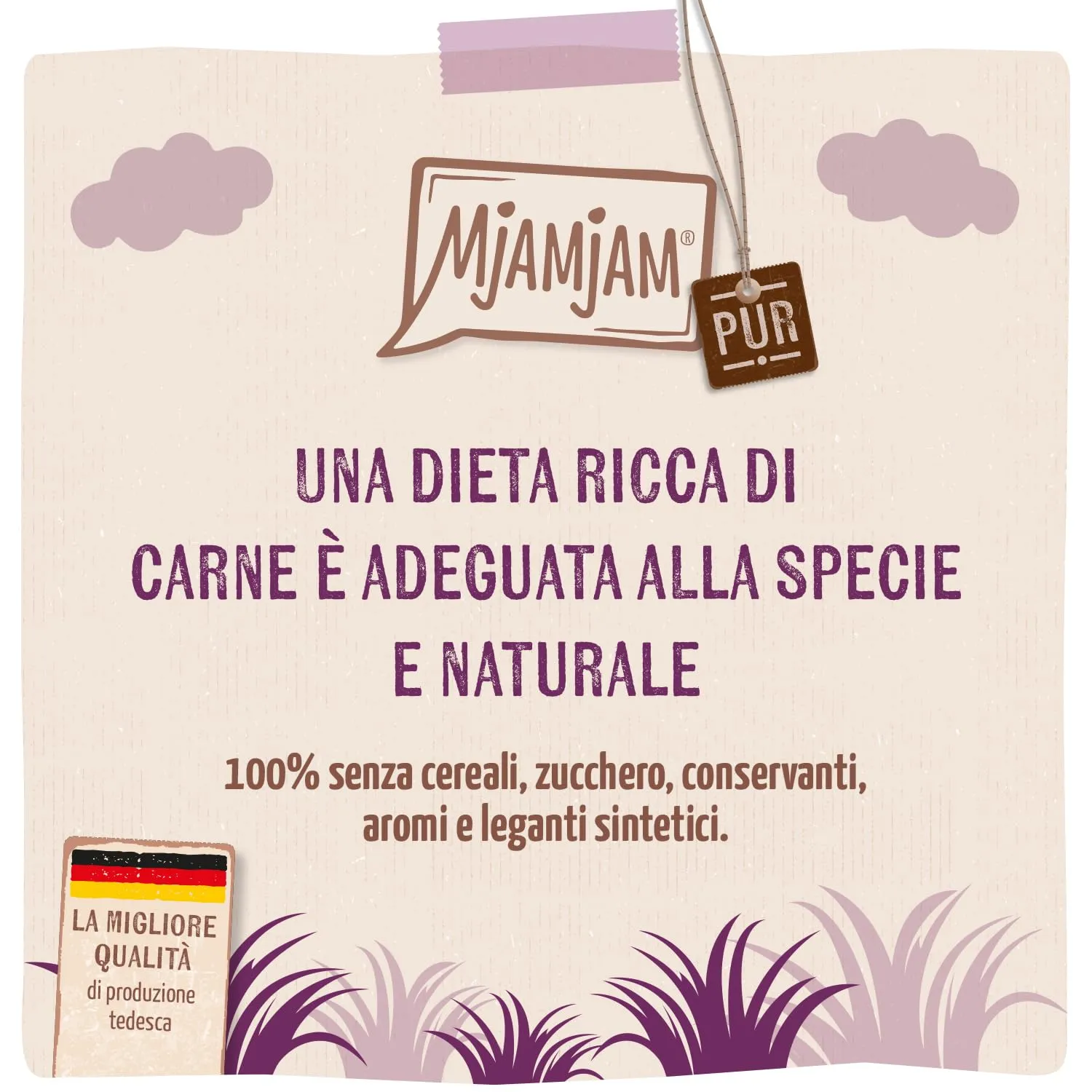 MjAMjAM Cibo Umido per Gatti Cinghiale, Senza Cereali, 6x400g - immagine 2