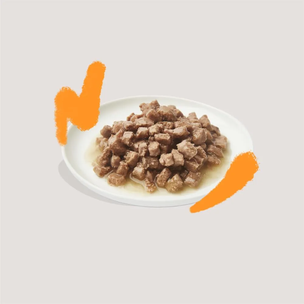 Edgard & Cooper Cibo Umido per Gatti, Multipack Tacchino, Pollo, Salmone e Agnello, 8 x 85g - immagine 2