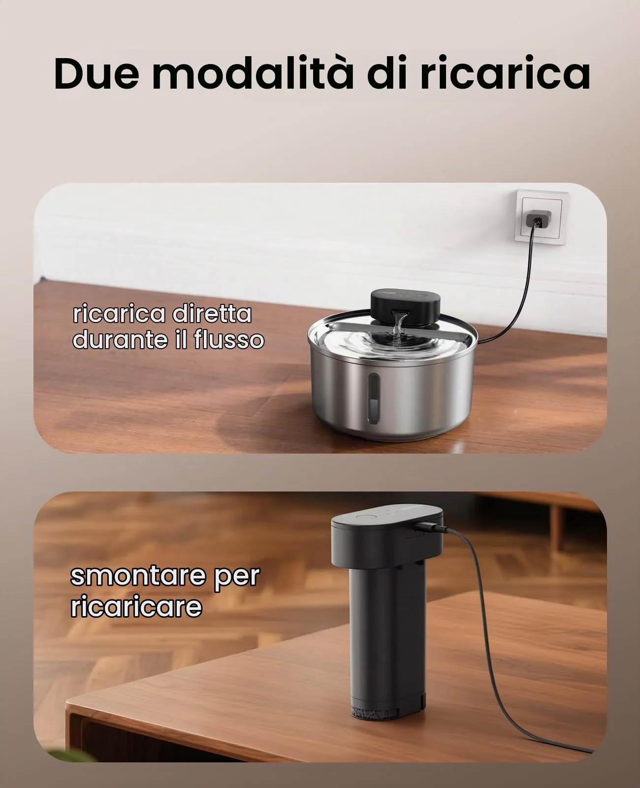 oneisall Unità principale della fontana per gatti PTM-643 - immagine 3