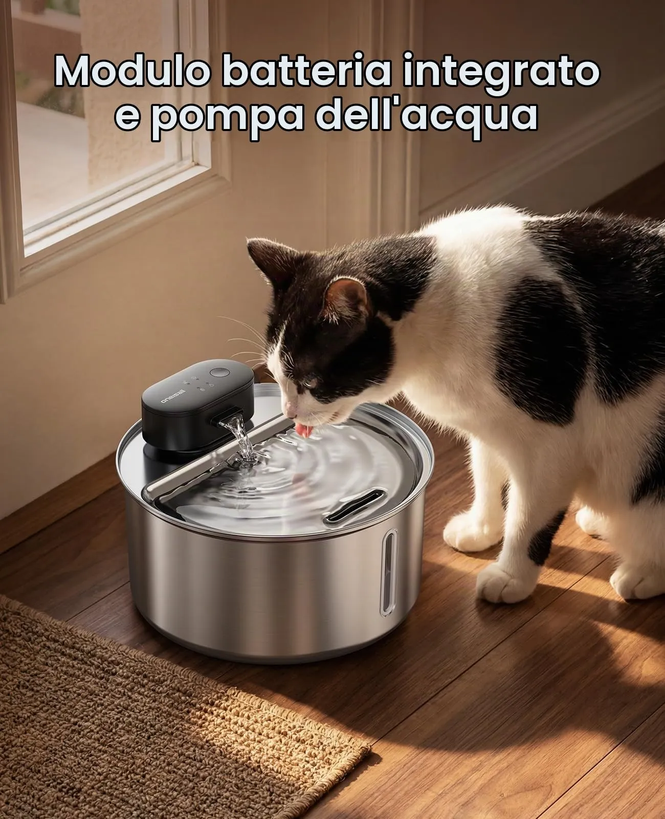 oneisall Unità principale della fontana per gatti PTM-643 - immagine 4