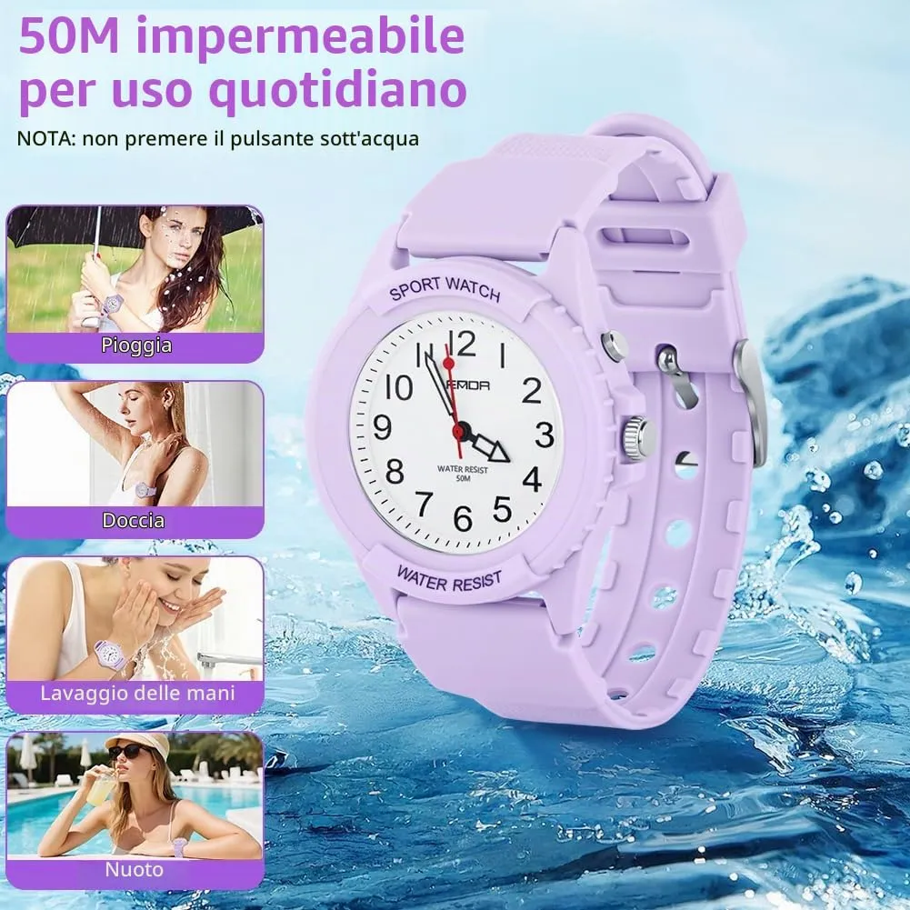 OFFCUP Orologio da Donna Analogico Quarzo, Impermeabile 5ATM - immagine 5