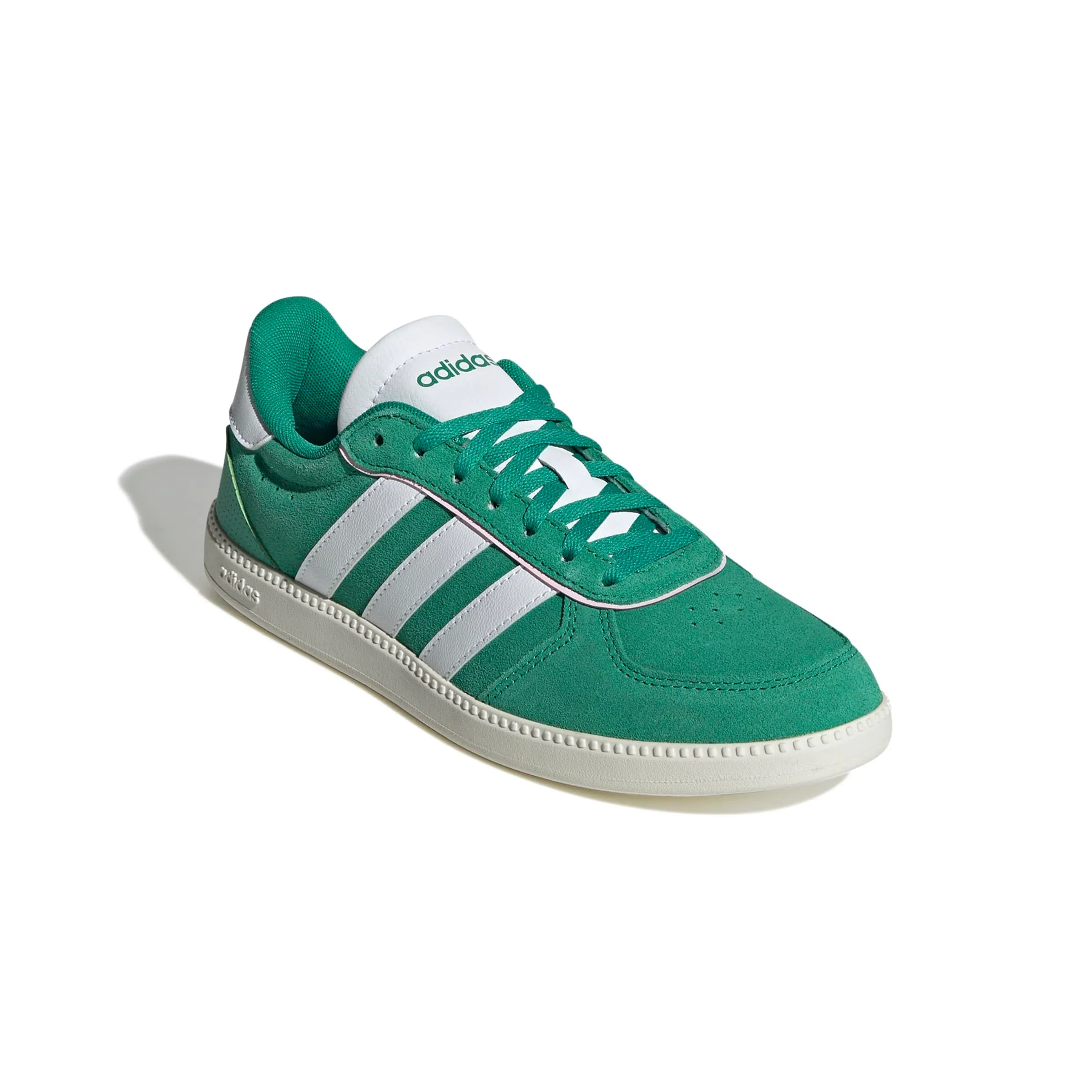 adidas Breaknet Sleek Women's Sneakers, Court Green White Clear Pink, 38 2/3 EU - immagine 4