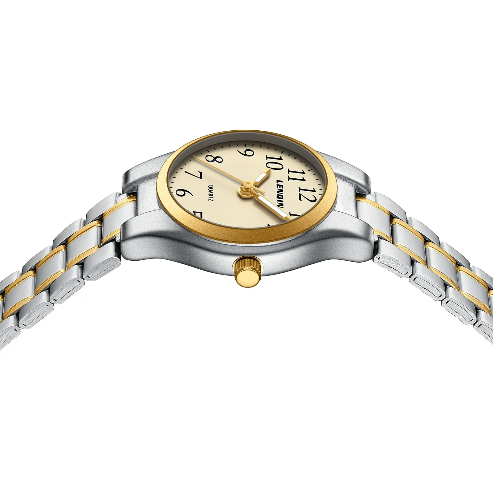 LN LENQIN Orologio Donna Analogico al Quarzo in Acciaio Inossidabile L0145 - immagine 5