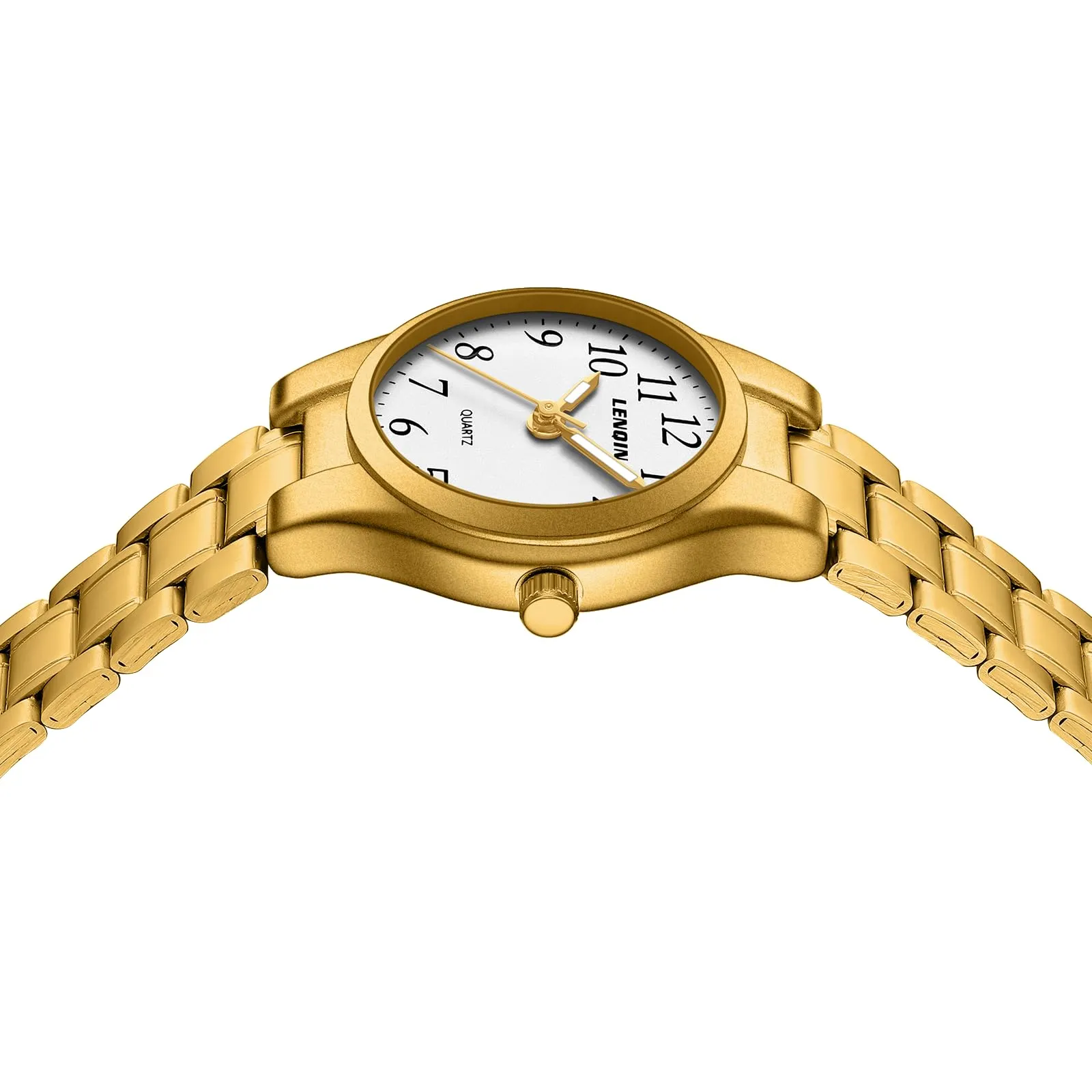 LN LENQIN Orologio Donna Analogico Quarzo L0145 Cinturino in Pelle - immagine 5