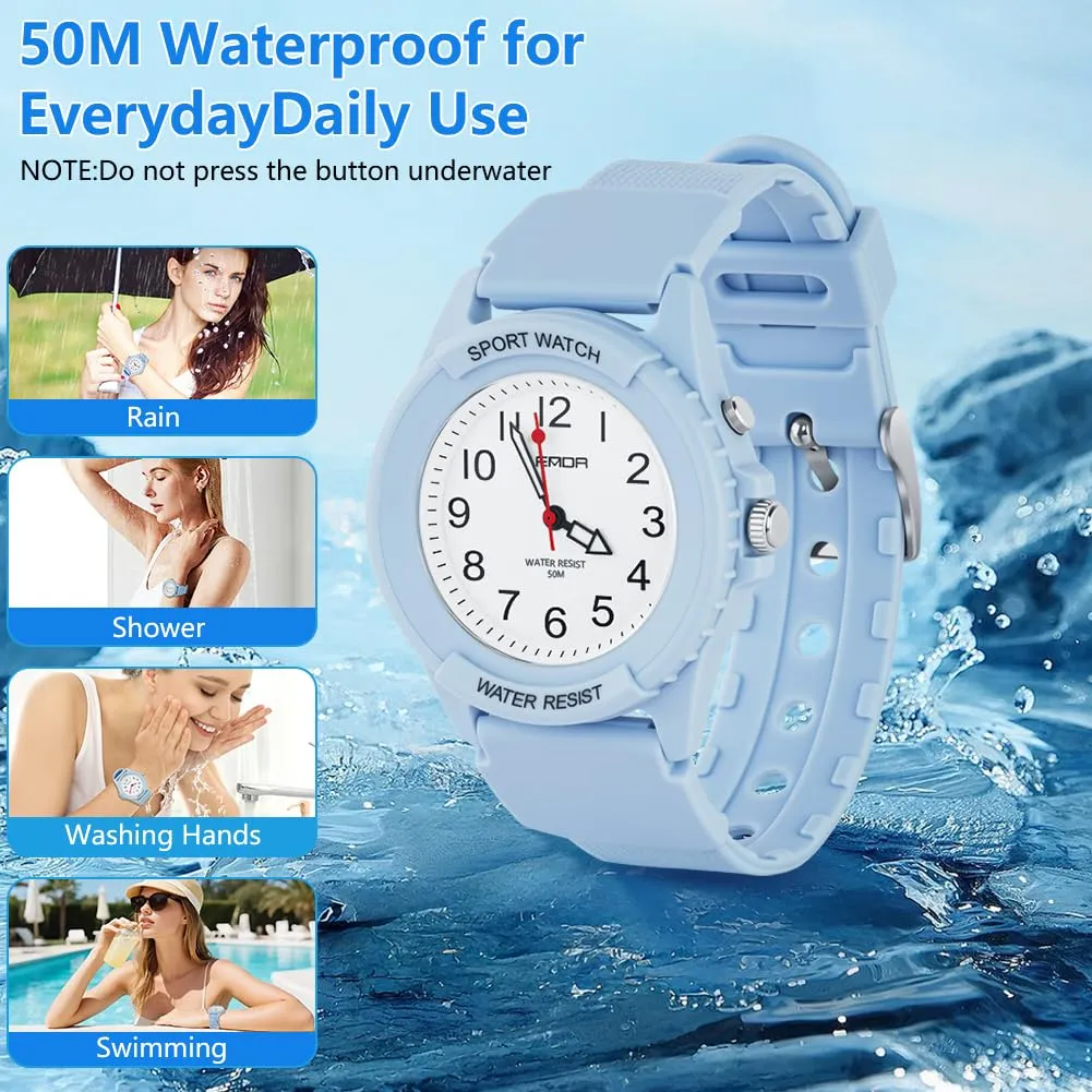 OFFCUP Orologio da Donna Analogico Quarzo, Impermeabile 5ATM - immagine 4