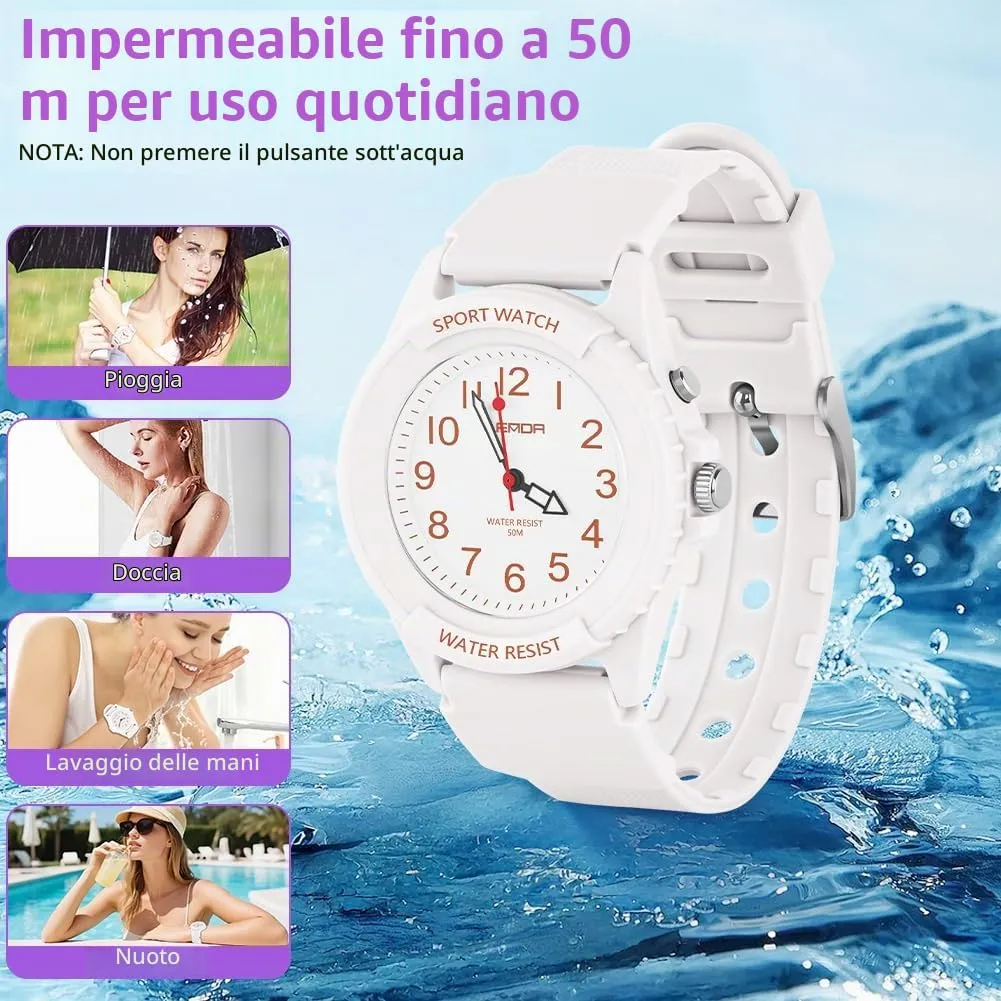 OFFCUP Orologio da Donna Analogico Quarzo Impermeabile 5ATM - immagine 5