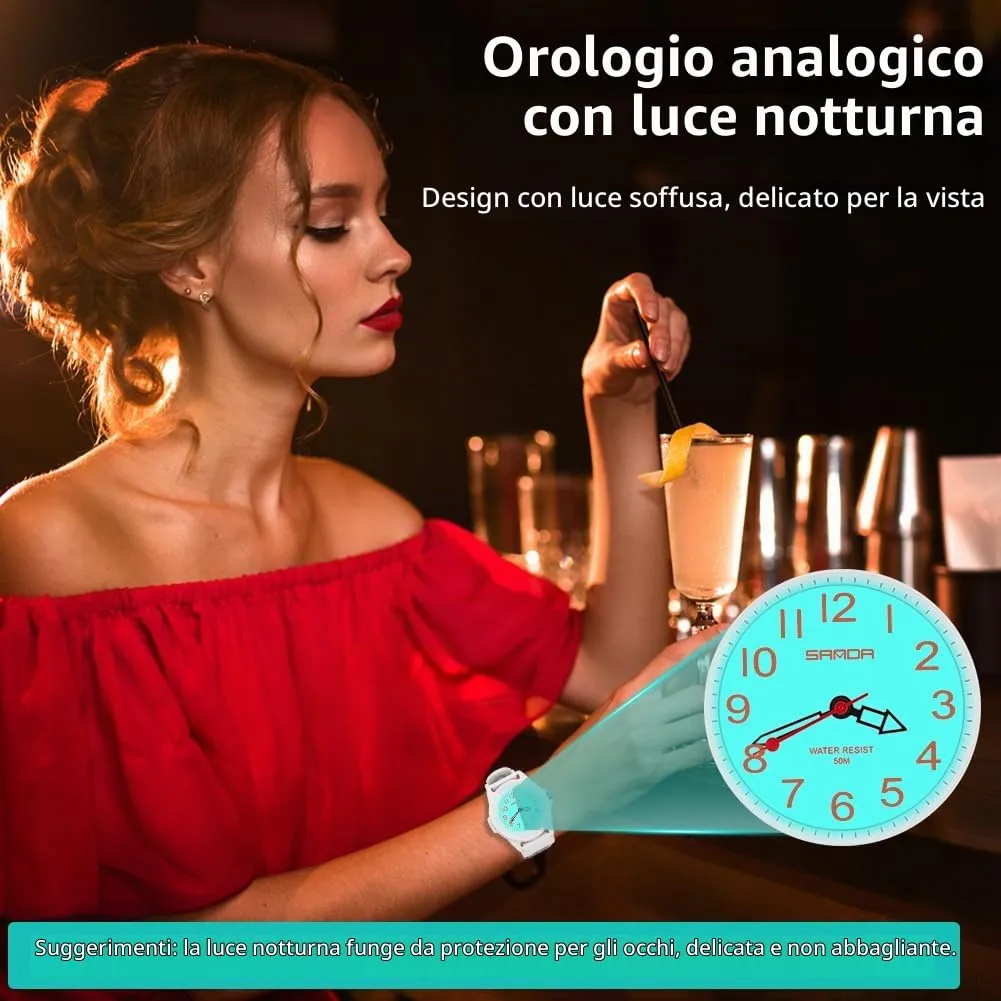 OFFCUP Orologio da Donna Analogico Quarzo Impermeabile 5ATM - immagine 6