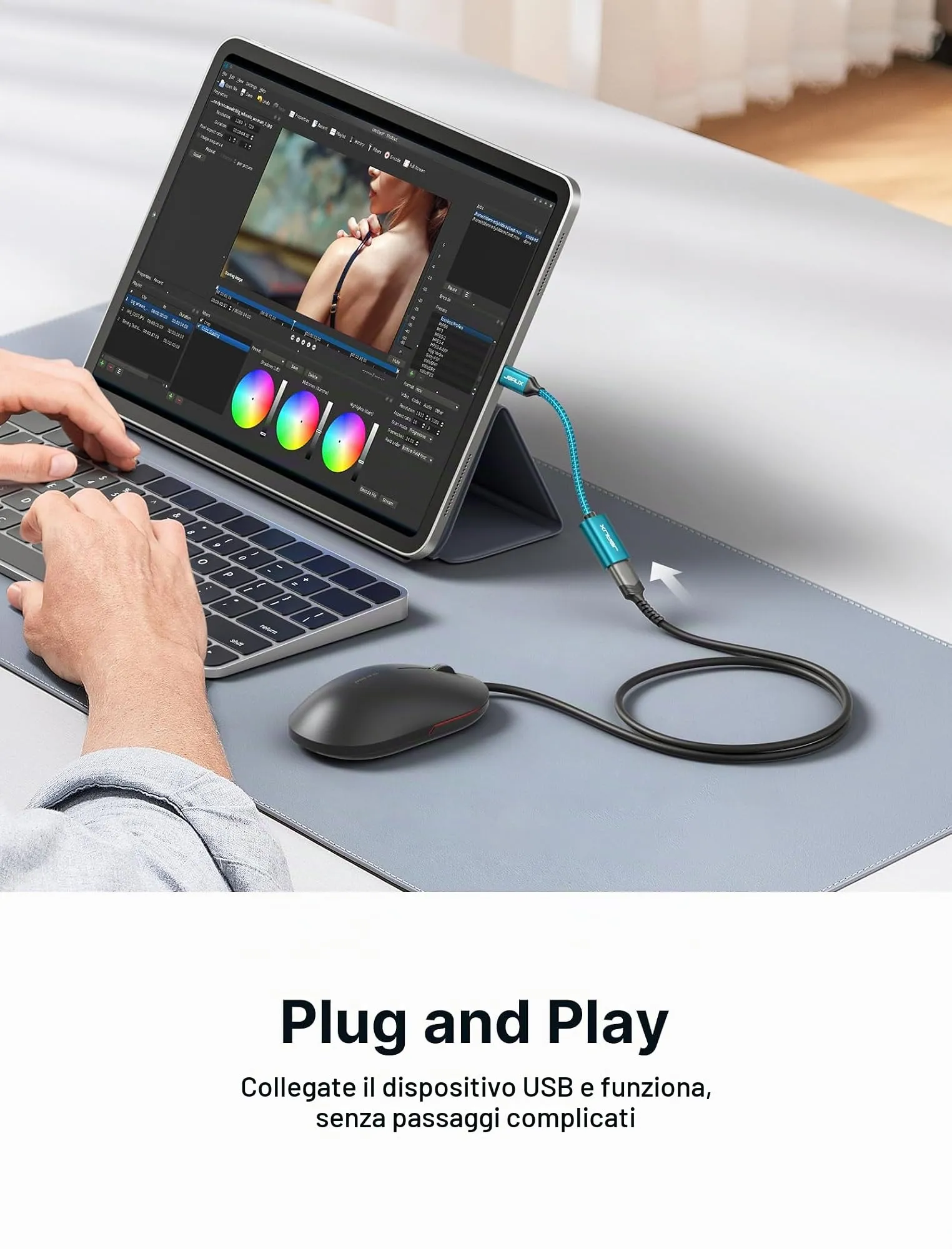 JSAUX Adattatore da USB C a USB 3.0 OTG [2 Pezzi] - Verde - immagine 6