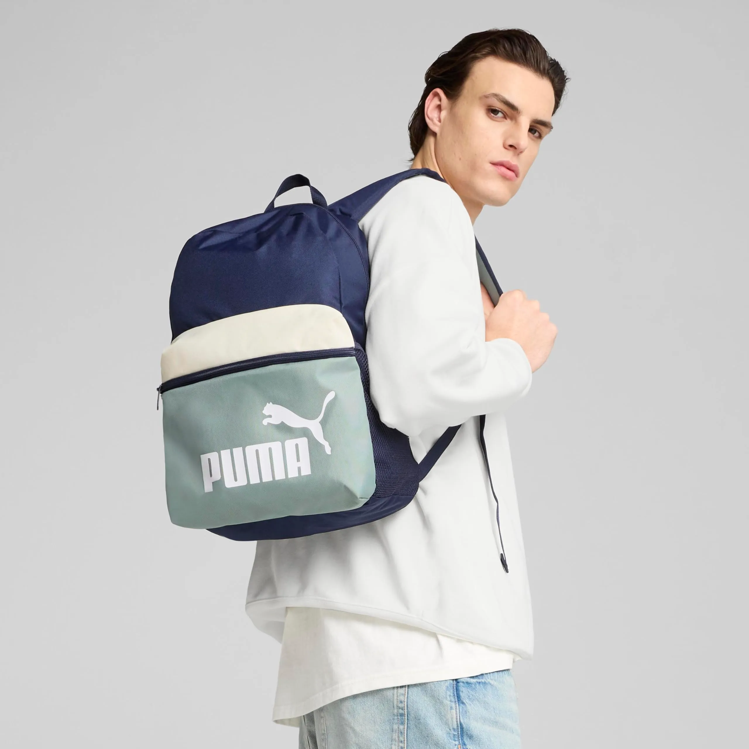 Puma Phase Color Block Backpack, Navy-Colorblock, OSFA, 091175 - immagine 5