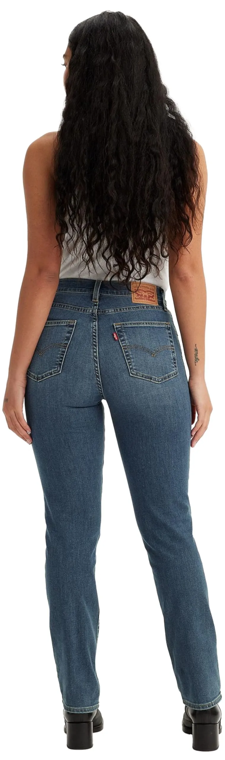 Levi's 724 High Rise Straight Jeans Donna, Tore It Up No DX T2, 28W / 34L - immagine 3