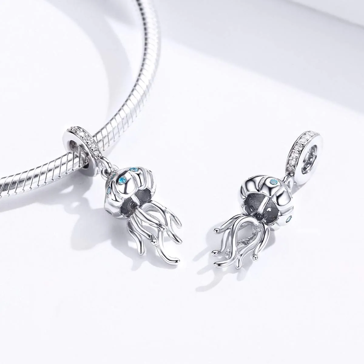 NewL Ciondolo a forma di medusa in argento Sterling 925 - immagine 3