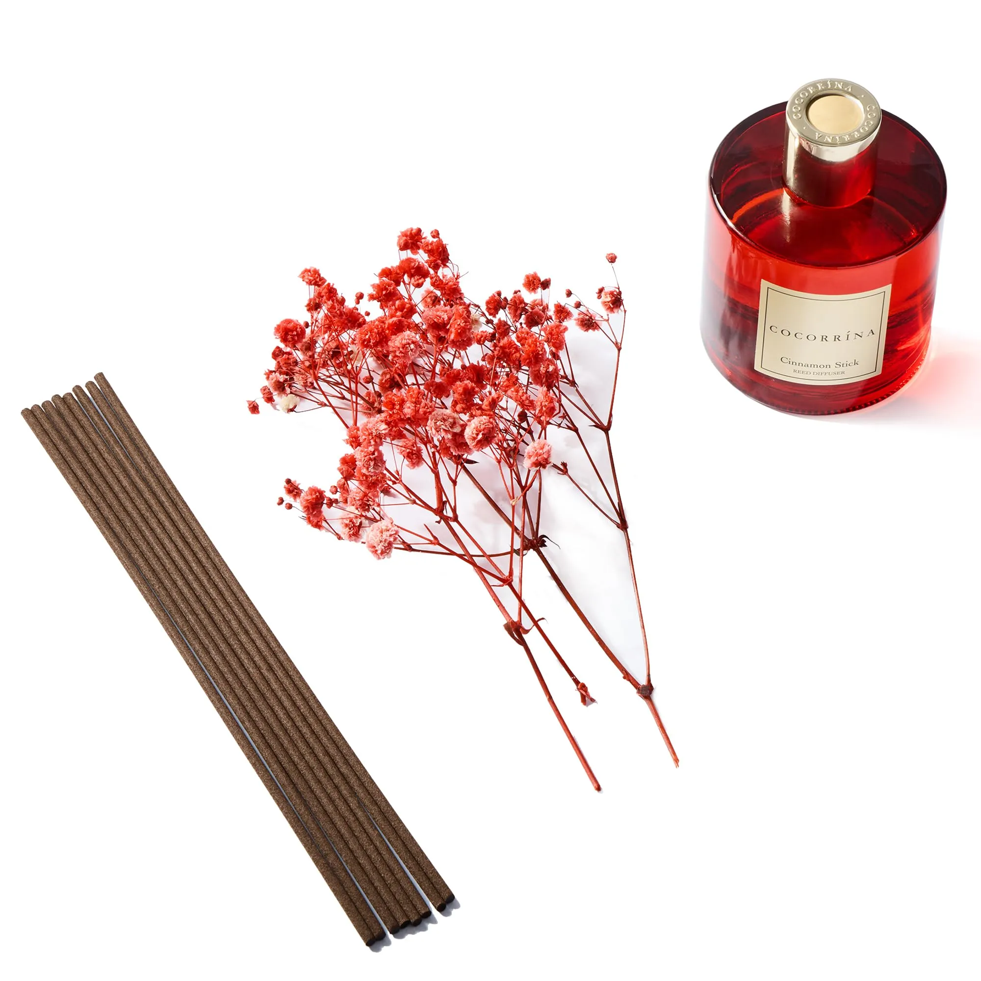 COCORRÍNA Diffusore Profumo Ambiente Cinnamon Stick, 200ml con 8 Bastoncini - immagine 3