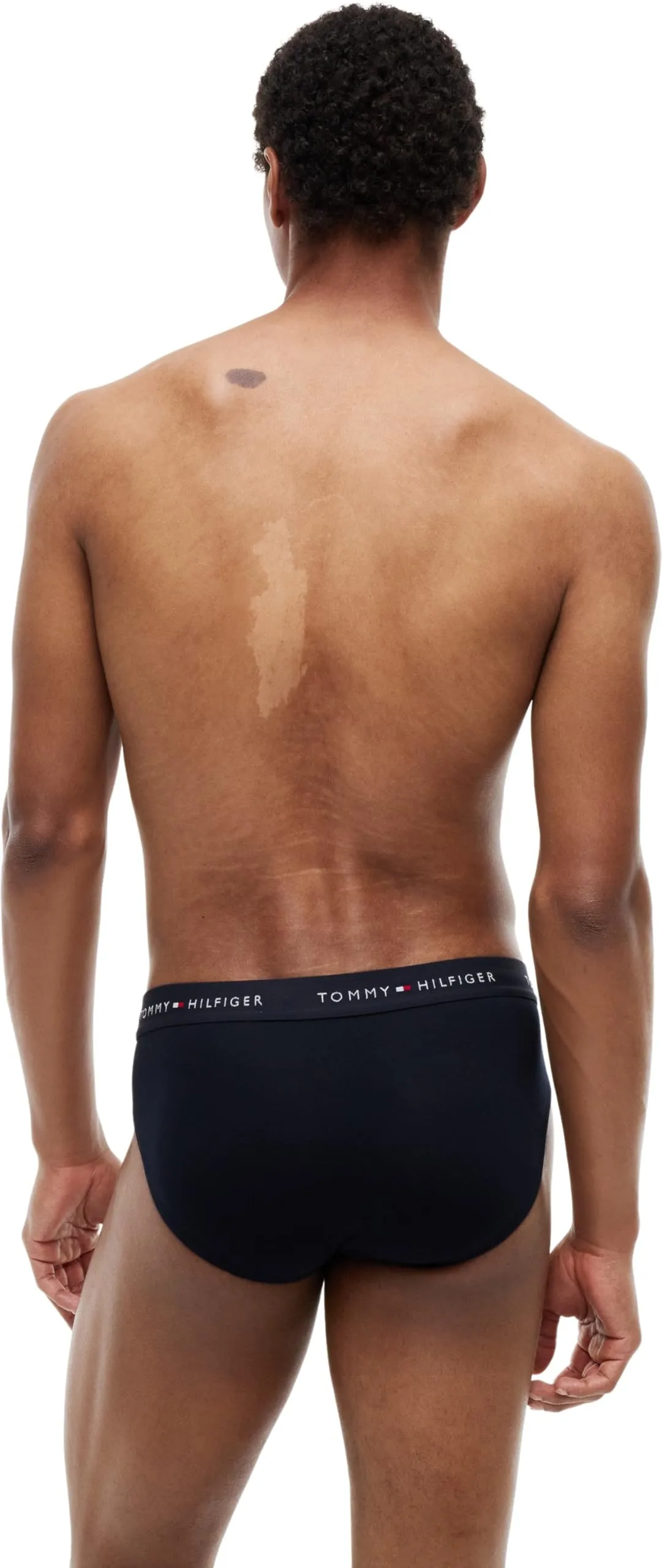 Tommy Hilfiger Uomo Slip Hipster 3 Pack, Multicolore (Sky/Primary Red/White), L - immagine 2