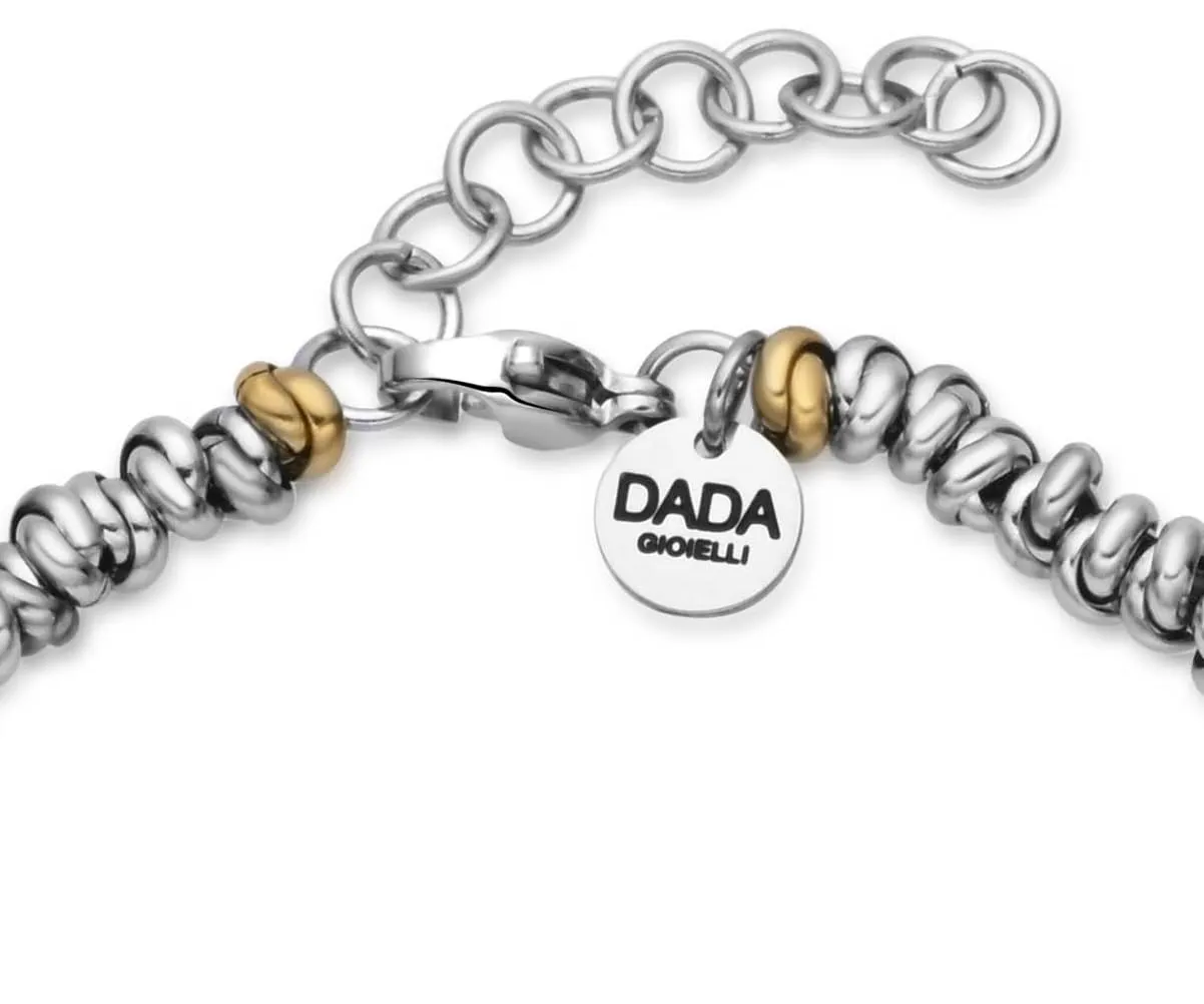Dada Gioielli Bracciale Donna Anelli Intrecciati Nodino Acciaio Inox - immagine 7