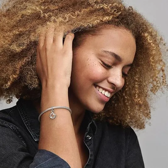 Pandora Passions Ciondolo Ferro di Cavallo e Cuore in Argento Sterling e Zirconia Cubica Trasparente - immagine 2