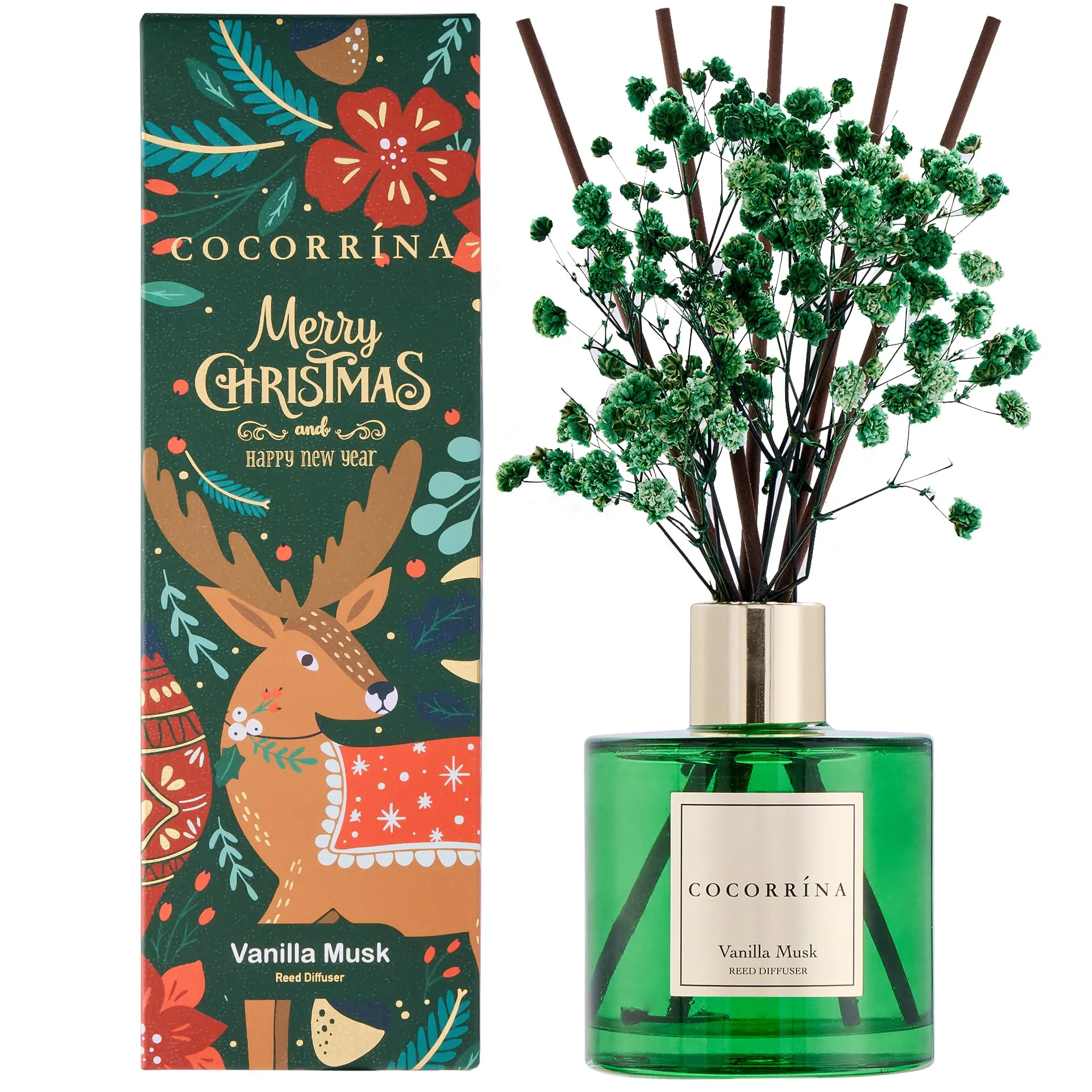 COCORRÍNA Reed Diffuser - Vanilla Musk, 200ml - immagine 1