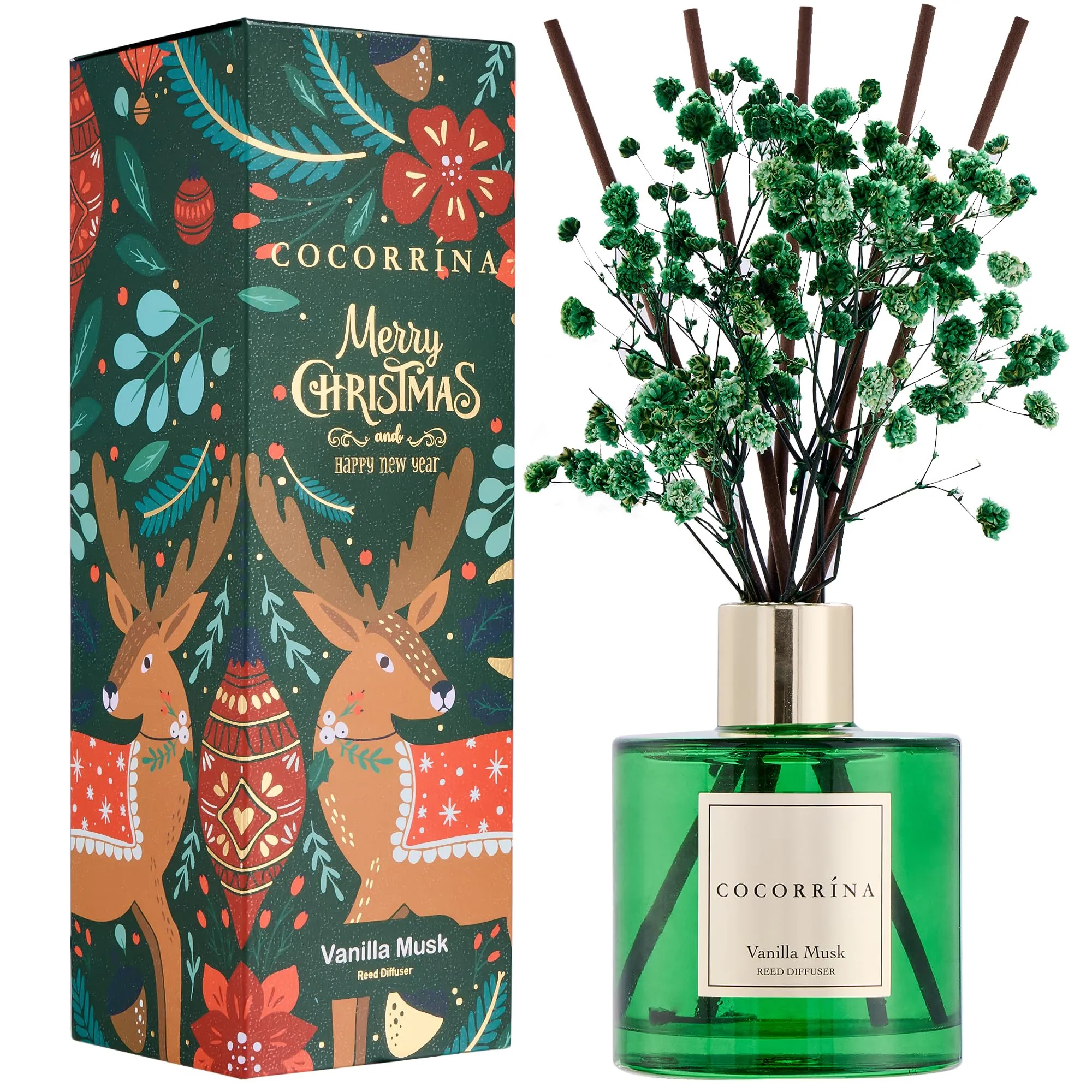 COCORRÍNA Reed Diffuser - Vanilla Musk, 200ml - immagine 2