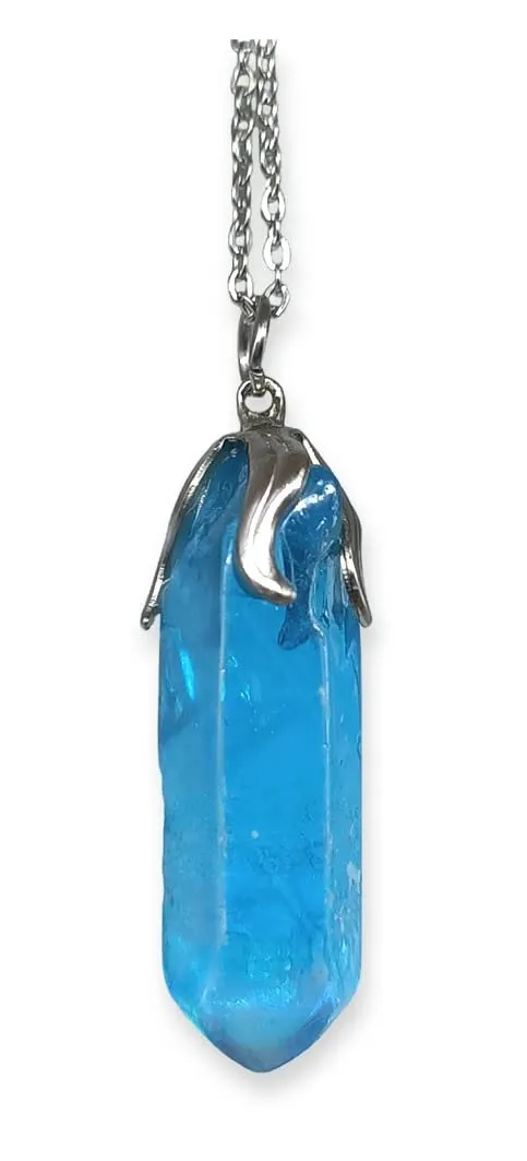 TENET Ciondolo Collana in Quarzo Aura Blu - immagine 8