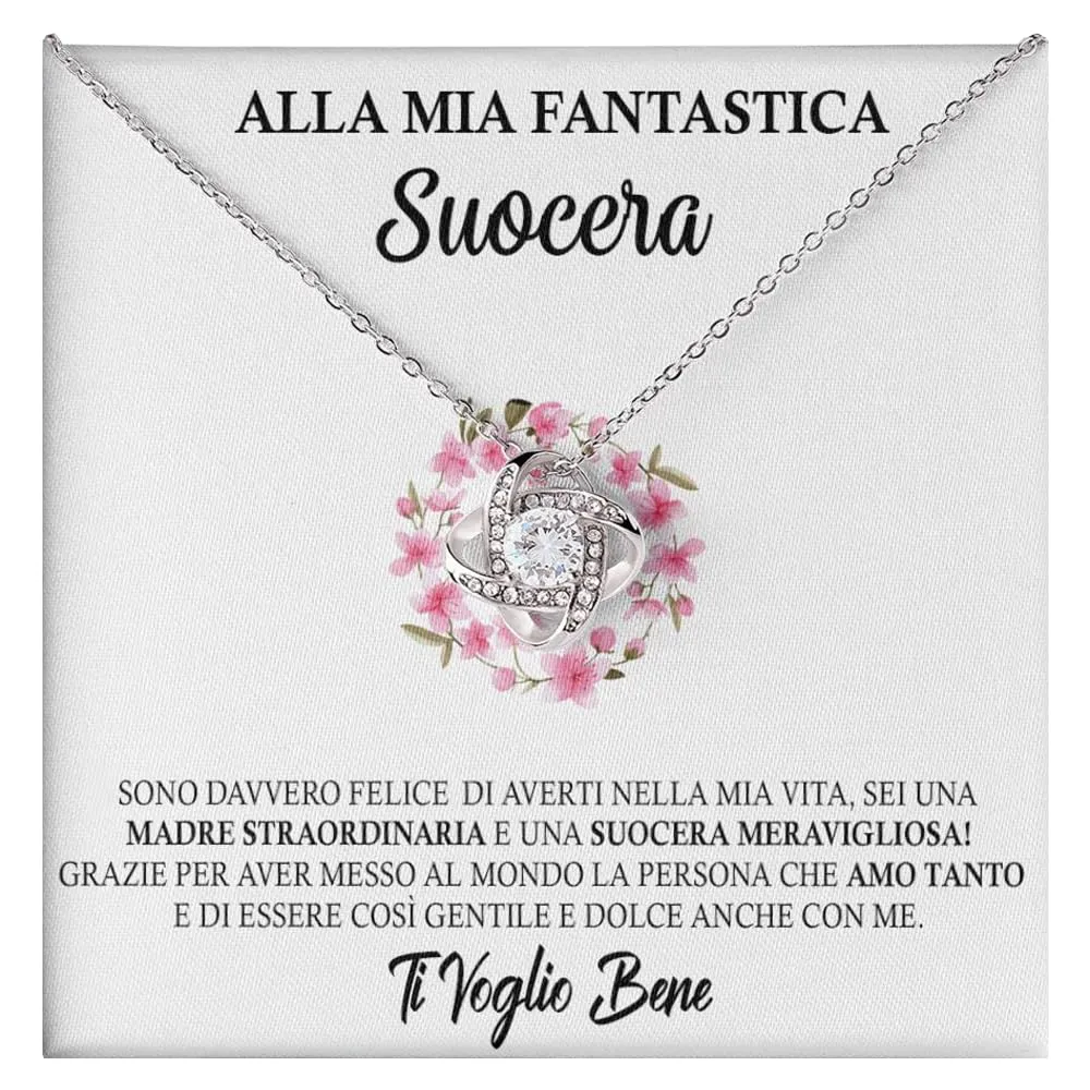 NONNA PROFESSIONISTA Collana Donna Suocera Amore Finitura Argento con Cofanetto e Dedica - immagine 1