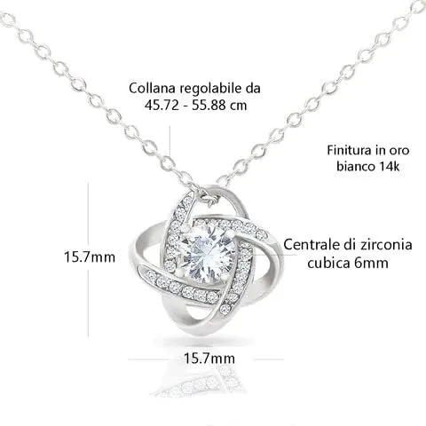 NONNA PROFESSIONISTA Collana Donna Suocera Amore Finitura Argento con Cofanetto e Dedica - immagine 6