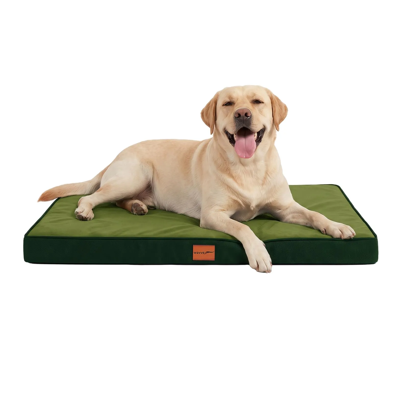 WAVVE Cuccia Cane Interno Taglia Grande 104x69x7.6 cm Verde - immagine 1