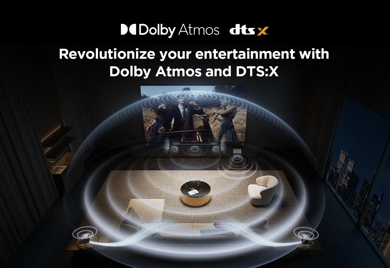 TCL Q85H 7.1.4 Channel Soundbar, 860W, Dolby Atmos, DTS:X, HDMI eARC, Bluetooth 5.1 - immagine 6