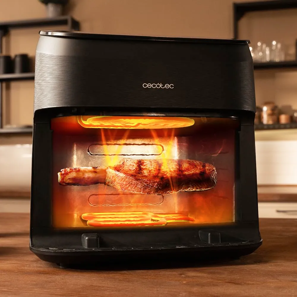Cecotec Cecofry&Grill Smokin' 8500 Plus Friggitrice ad Aria, Grill e Affumicatore 8,5L, 2200W - immagine 3