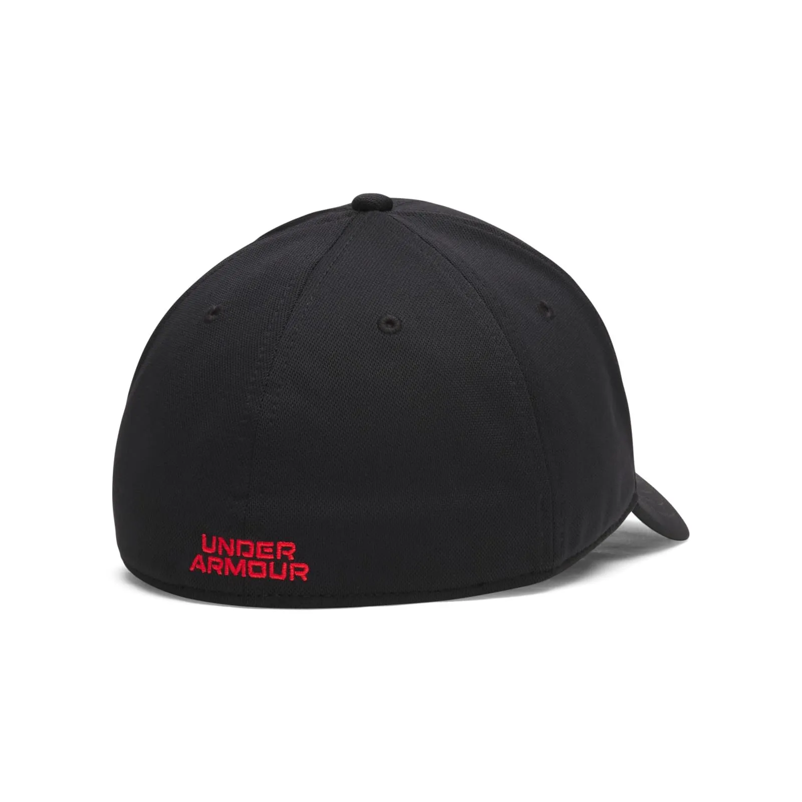 Under Armour Blitzing Stretch Fit Cap, Black / Racer Red, S/M Men's - immagine 3