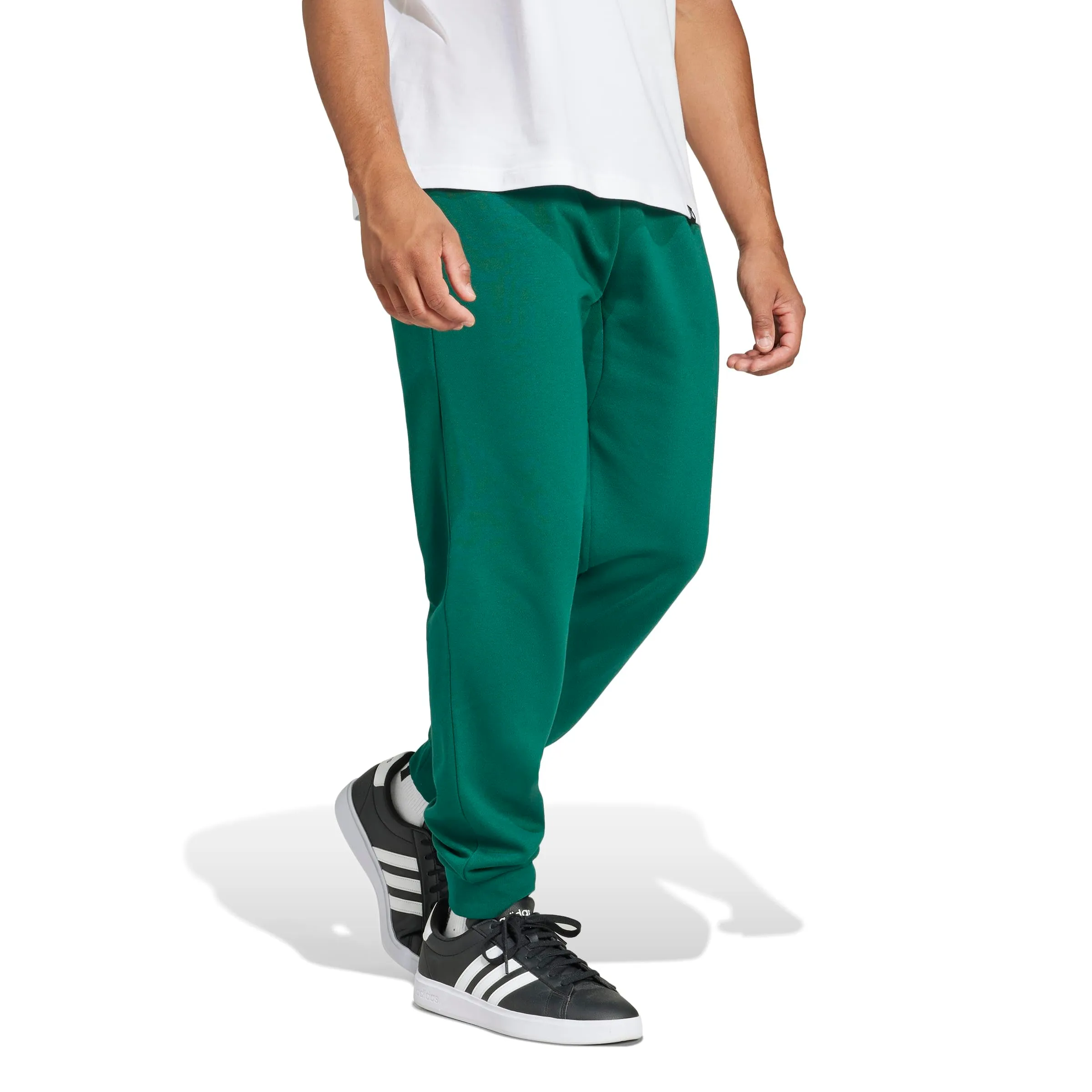 adidas Essentials Feel Cozy Fleece Men's Sportswear, Collegiate Green/Black, XL Tall - immagine 2