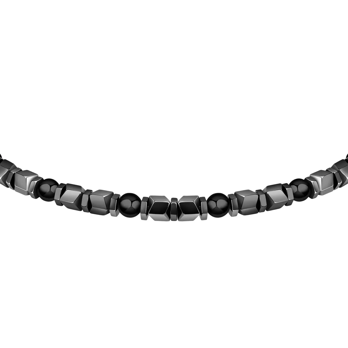 Sector No Limits Basic Bracciale Uomo in acciaio, smalto, ematite, agata nera - SZS97 - immagine 2