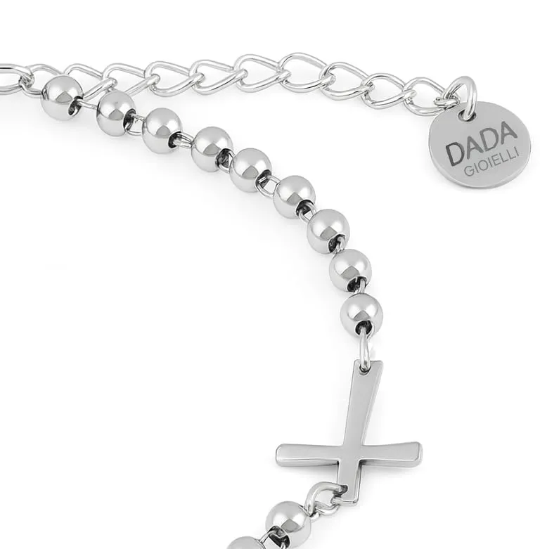 Dada Gioielli Bracciale Religioso Unisex in Acciaio Inox Regolabile - immagine 7