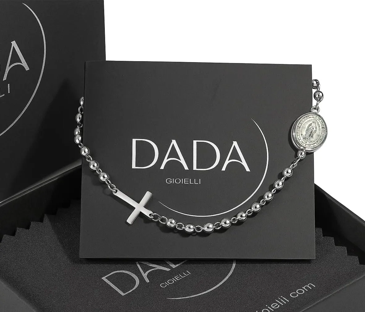 Dada Gioielli Bracciale Religioso Unisex in Acciaio Inox Regolabile - immagine 9