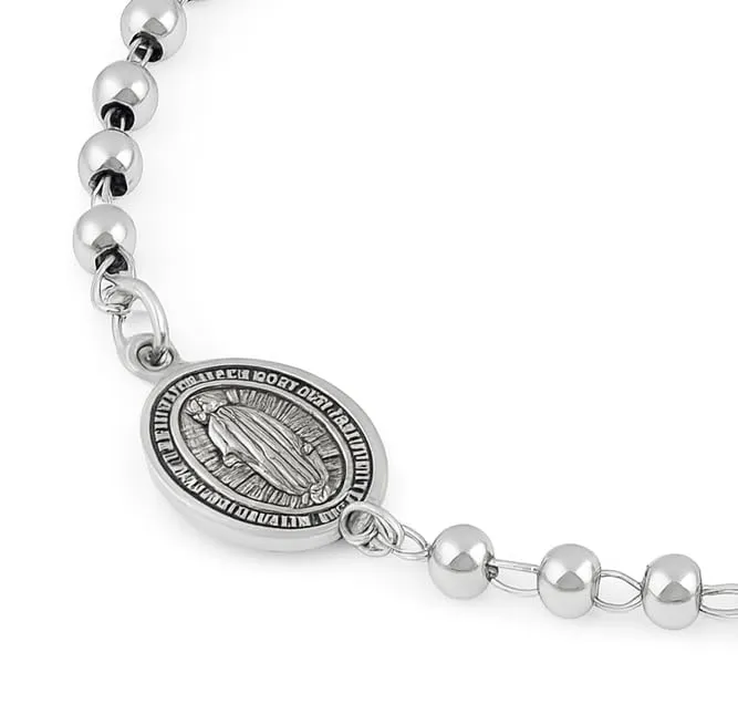 Dada Gioielli Bracciale Religioso Unisex in Acciaio Inox Regolabile - immagine 8