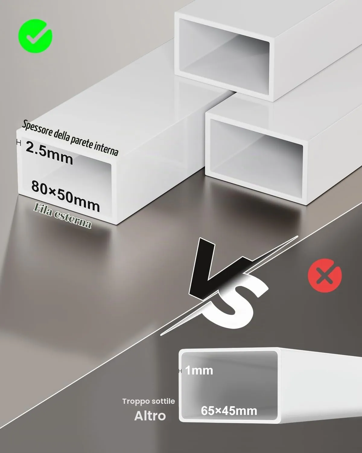 Homall Scrivania Elettrica Regolabile per Ufficio, 180x80 cm, con USB, Nero Bianco - immagine 6