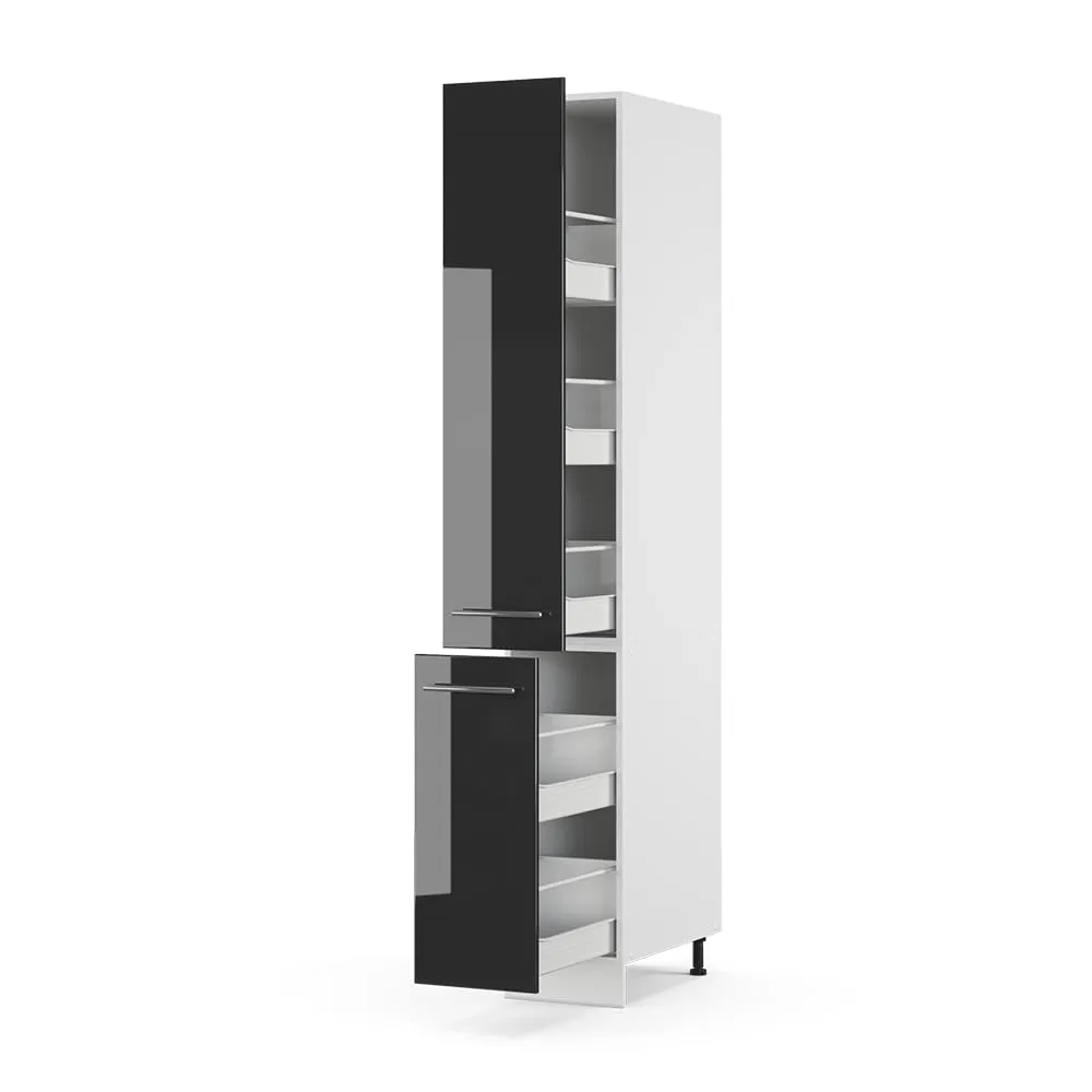 Vicco Armadio da farmacia Fame-Line, Antracite lucido, 30 cm - immagine 4